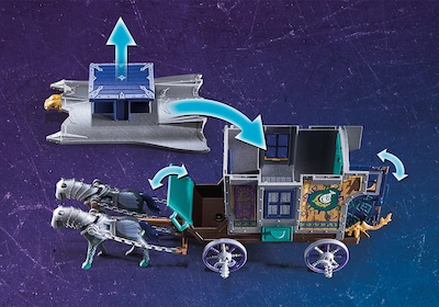 Foto 5 | Carruaje Mercante Playmobil Violet Vale- Venta Internacional