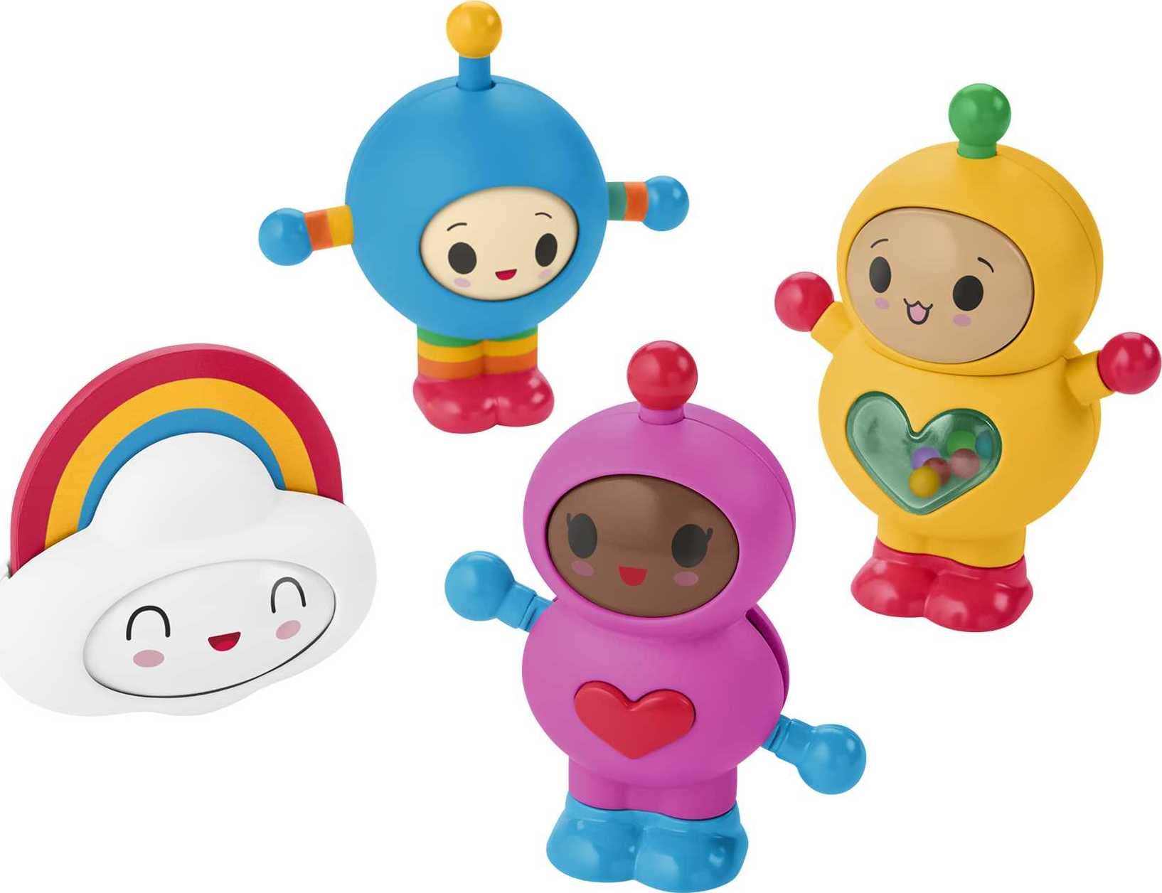 Foto 1 | Set De Juguetes Fisher-price Happy World Friends A Partir De 6 Meses - Venta Internacional.