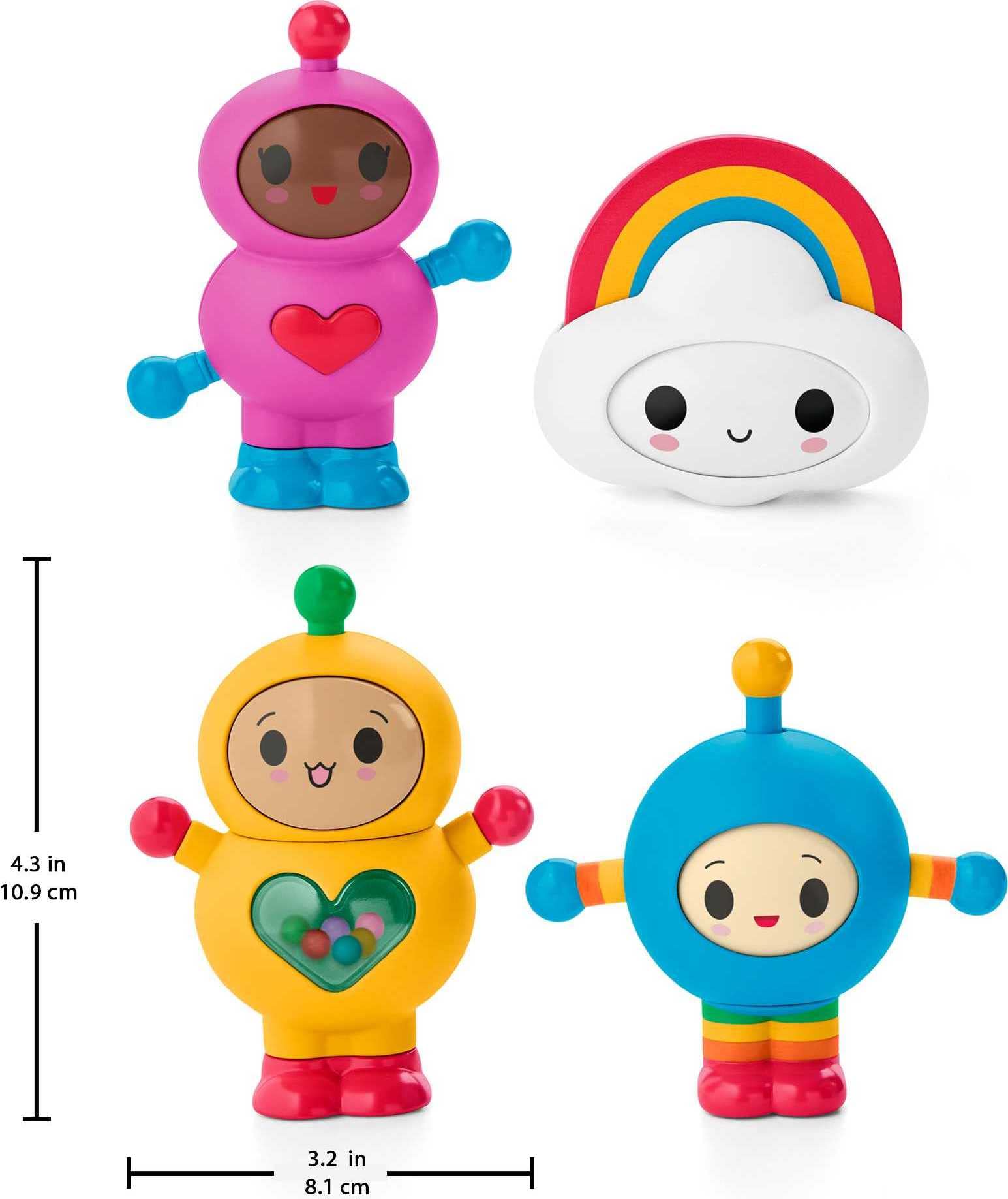 Foto 6 | Set De Juguetes Fisher-price Happy World Friends A Partir De 6 Meses - Venta Internacional.