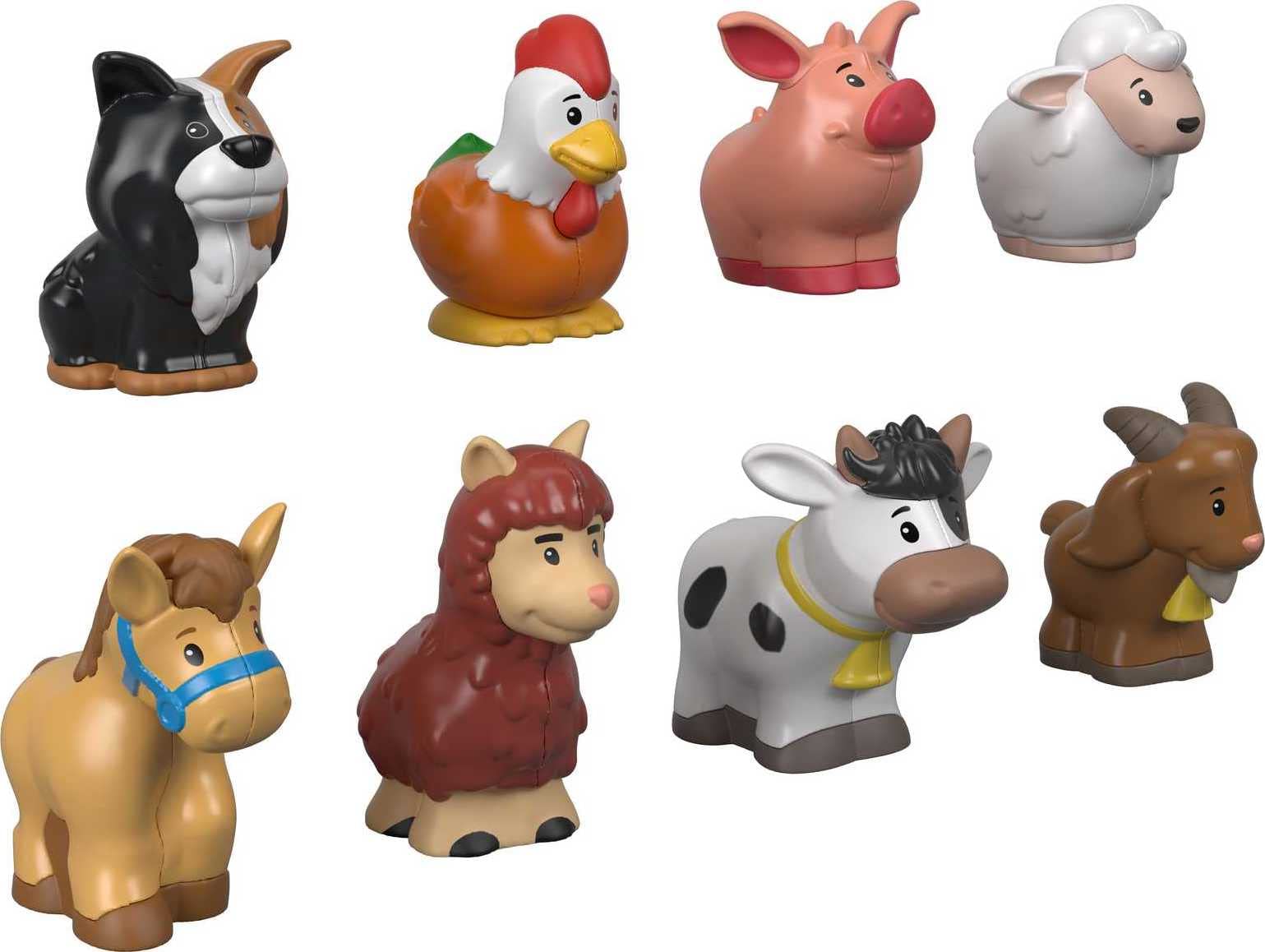 Foto 2 pulgar | Set De Figuras De Juguete Fisher-price Little People Farm Animal De 1 Año O Más - Venta Internacional.