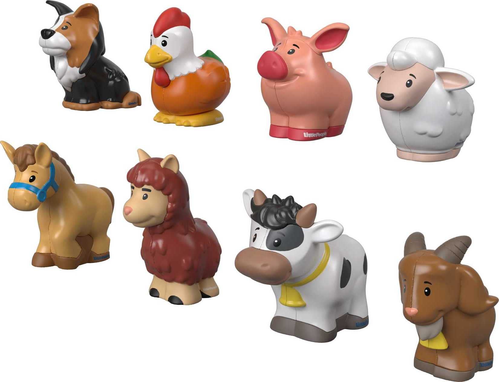 Foto 4 pulgar | Set De Figuras De Juguete Fisher-price Little People Farm Animal De 1 Año O Más - Venta Internacional.