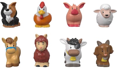 Foto 4 | Set De Figuras De Juguete Fisher-price Little People Farm Animal De 1 Año O Más - Venta Internacional.