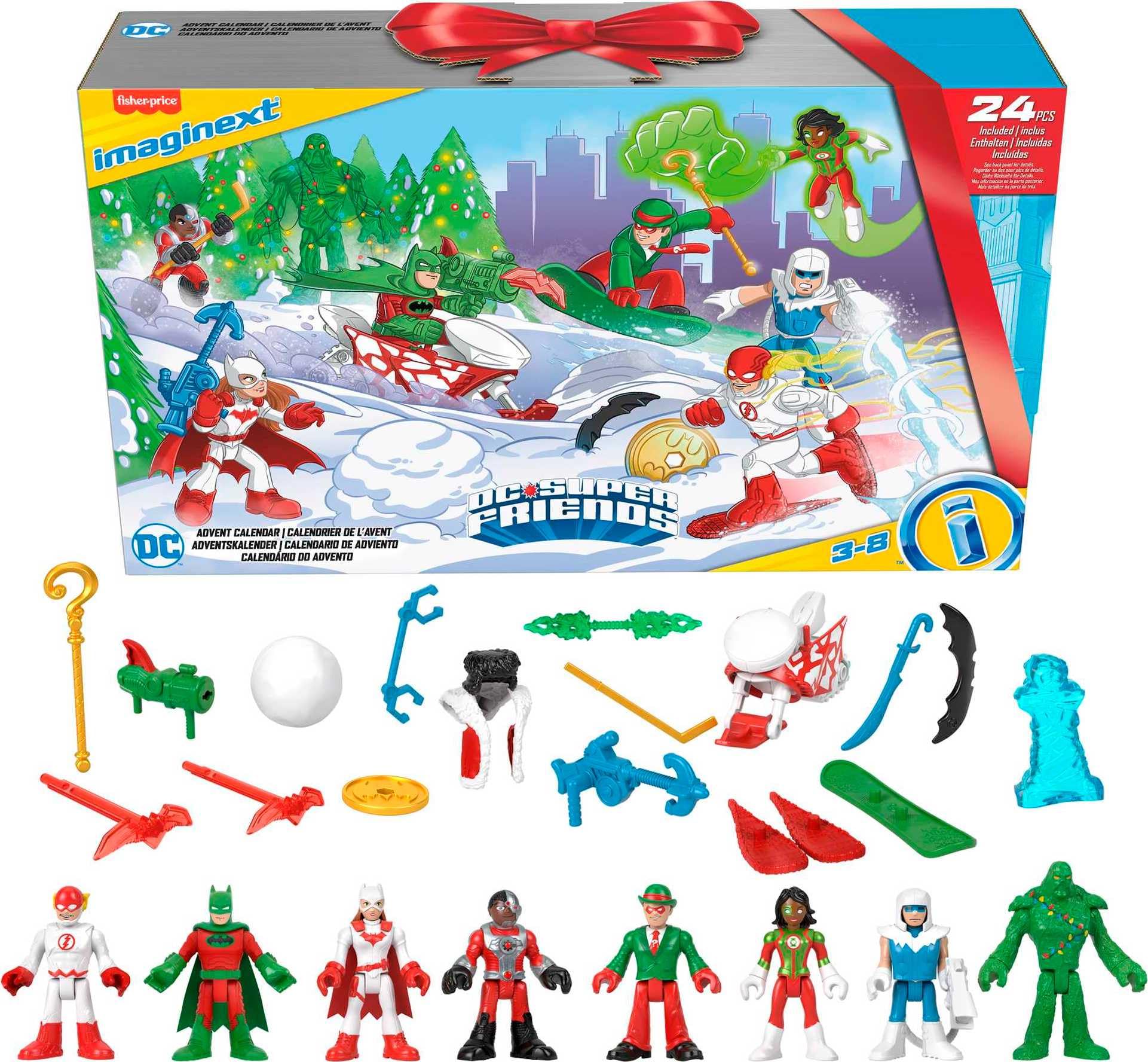 Foto 2 pulgar | Calendario De Adviento Fisher-price Imaginext Dc Super Friends - Venta Internacional.