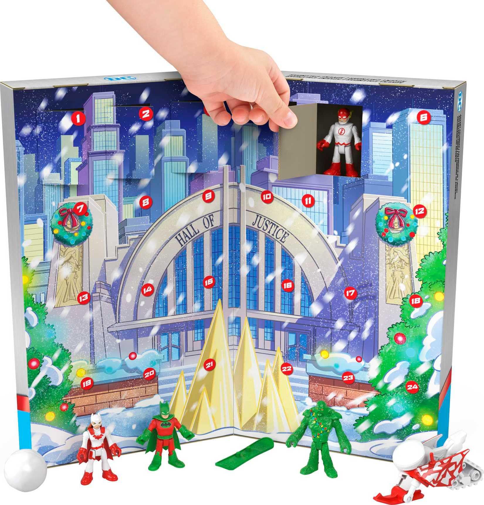 Foto 6 | Calendario De Adviento Fisher-price Imaginext Dc Super Friends - Venta Internacional.