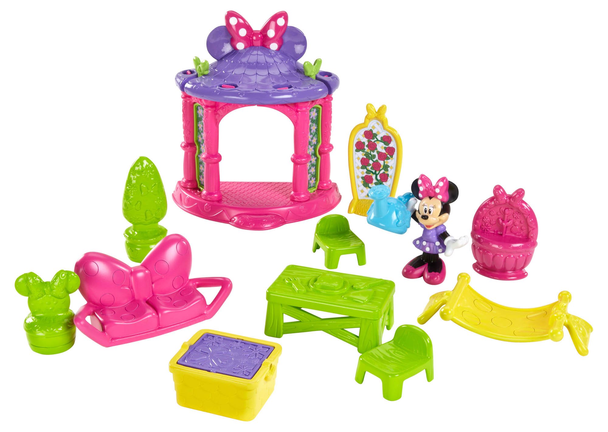 Picnic En El Jardín De Toy Fisher-price Disney Minnie Bow-sweet-home - Venta Internacional.