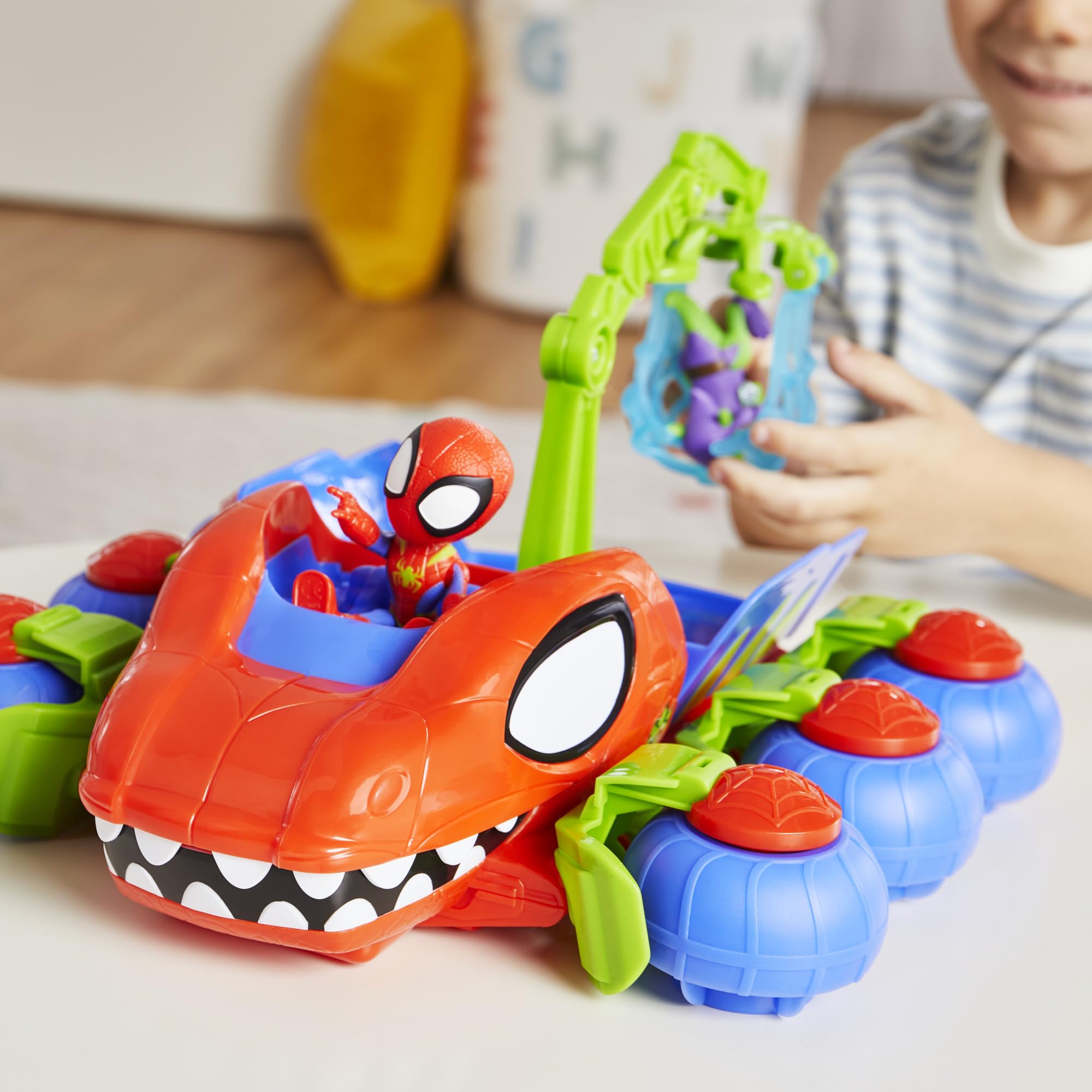 Foto 4 | Set De Juego Toy Car Spidey Y Sus Increíbles Amigos Marvel - Venta Internacional.