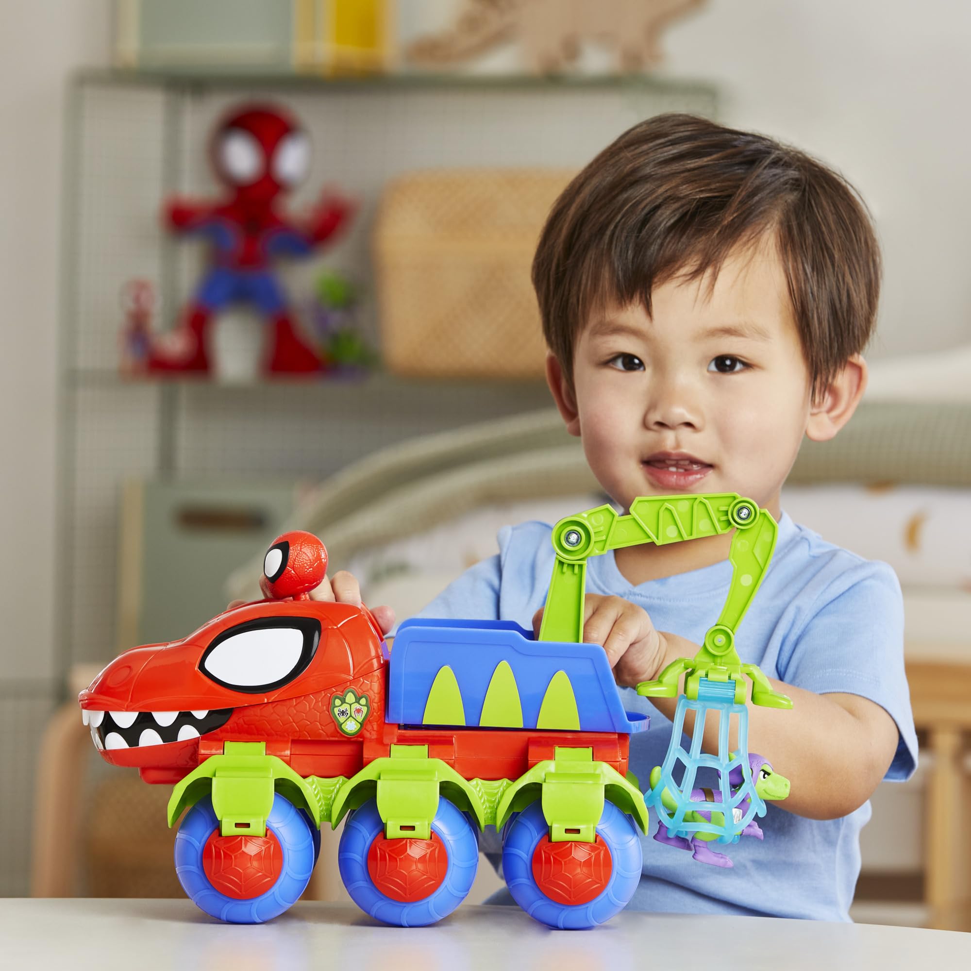 Foto 7 | Set De Juego Toy Car Spidey Y Sus Increíbles Amigos Marvel - Venta Internacional.