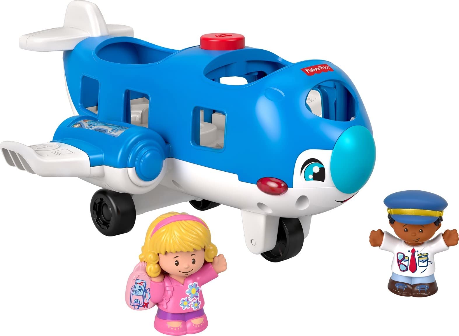 Avión De Juguete Fisher-price Little People Con Luces Y Sonidos - Venta Internacional.