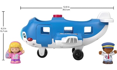 Foto 4 | Avión De Juguete Fisher-price Little People Con Luces Y Sonidos - Venta Internacional.