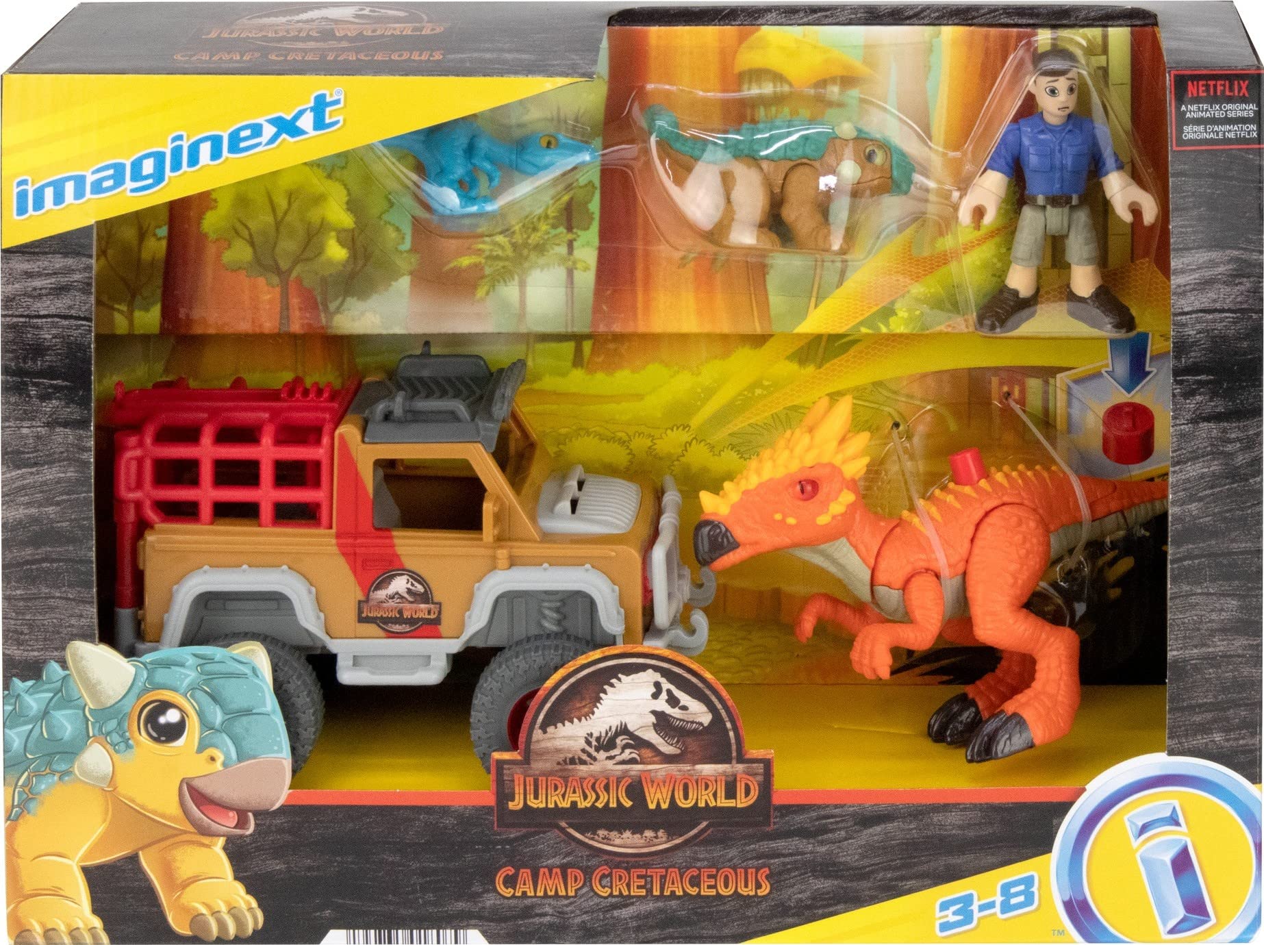 Foto 7 pulgar | Set De Figuras De Juguete Fisher-price Imaginext Jurassic World Para Más De 3 Años - Venta Internacional.