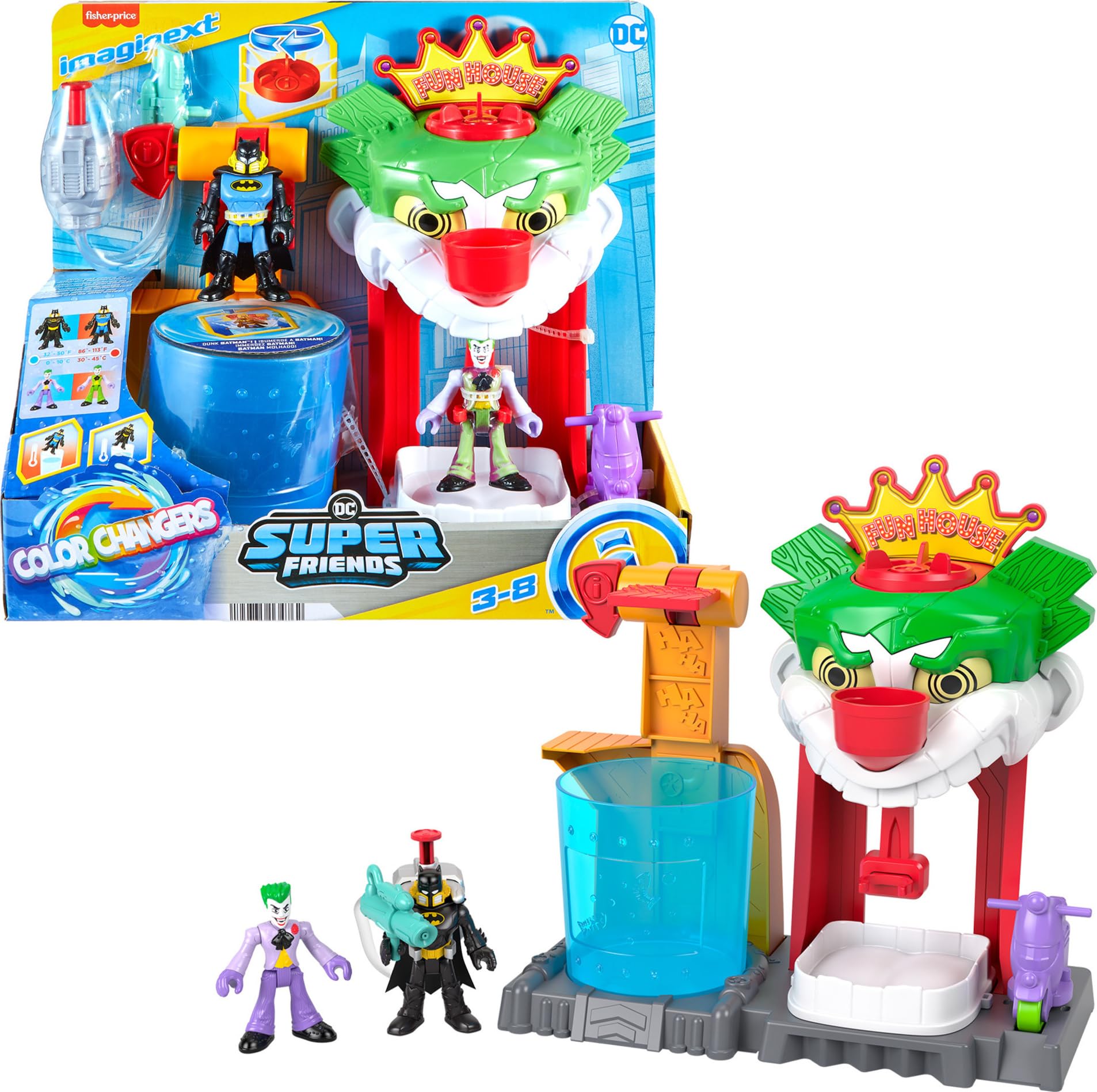 Set De Juego Fisher-price Imaginext Dc Super Friends Batman Joker - Venta Internacional.