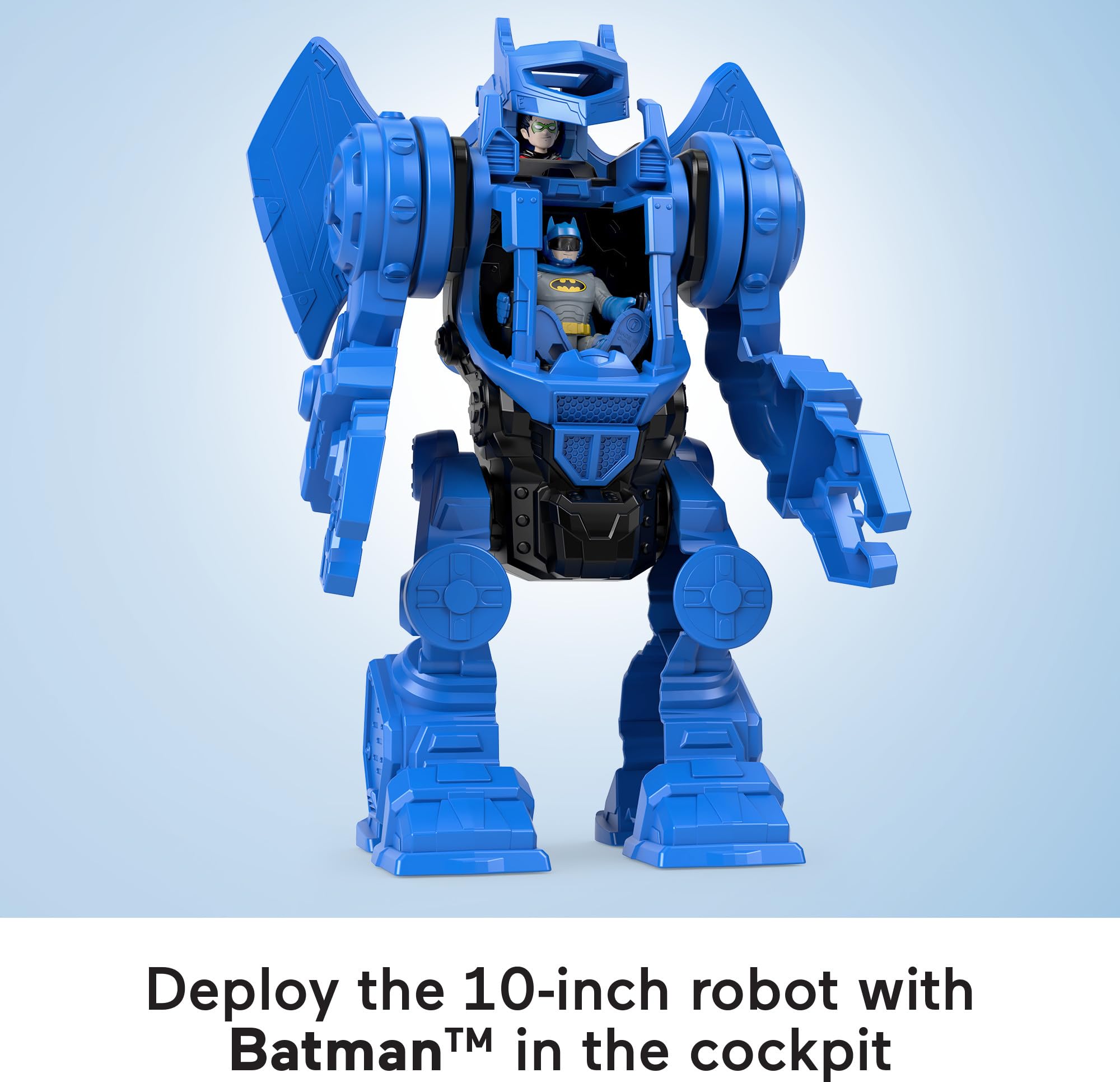 Foto 5 pulgar | Batman De Toy Fisher-price Imaginext Dc Super Friends Con Robot - Venta Internacional.