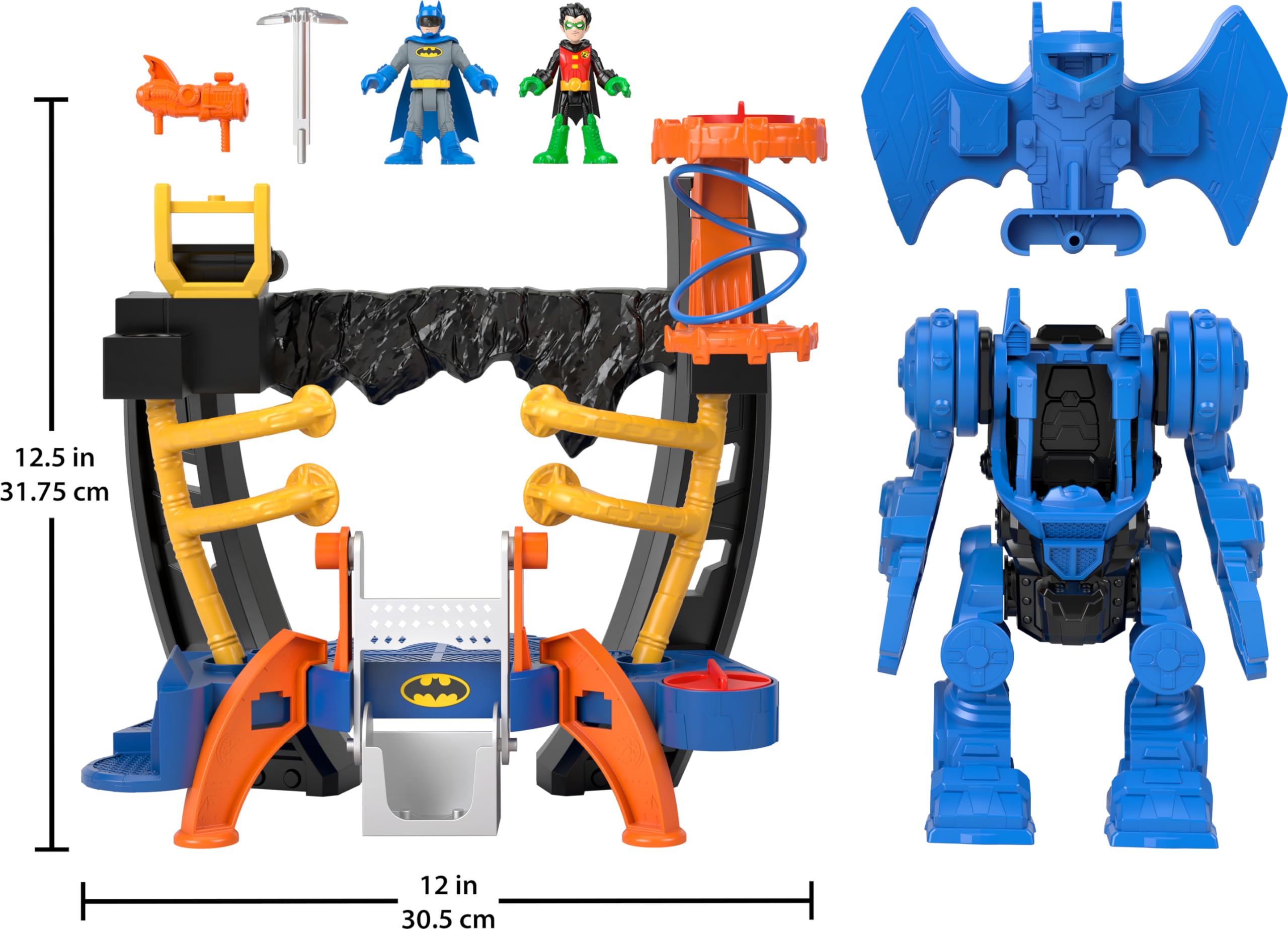 Foto 7 pulgar | Batman De Toy Fisher-price Imaginext Dc Super Friends Con Robot - Venta Internacional.