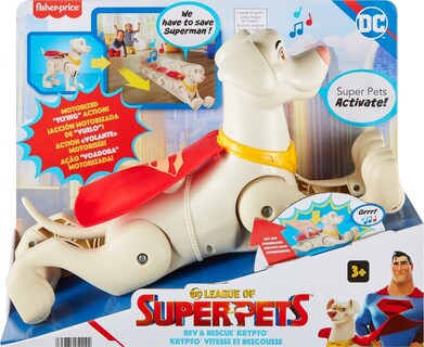 Foto 6 | Juguete Preescolar Fisher-price Dc League Of Super-pets Krypto 3+ - Venta Internacional.