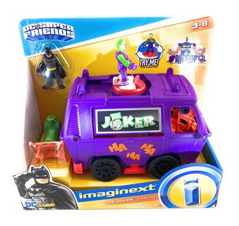 Foto 2 | Toy Fisher-price Imaginext Dc Super Friends The Joker Van Hq - Venta Internacional.