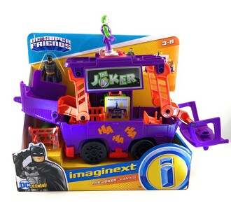 Foto 3 | Toy Fisher-price Imaginext Dc Super Friends The Joker Van Hq - Venta Internacional.