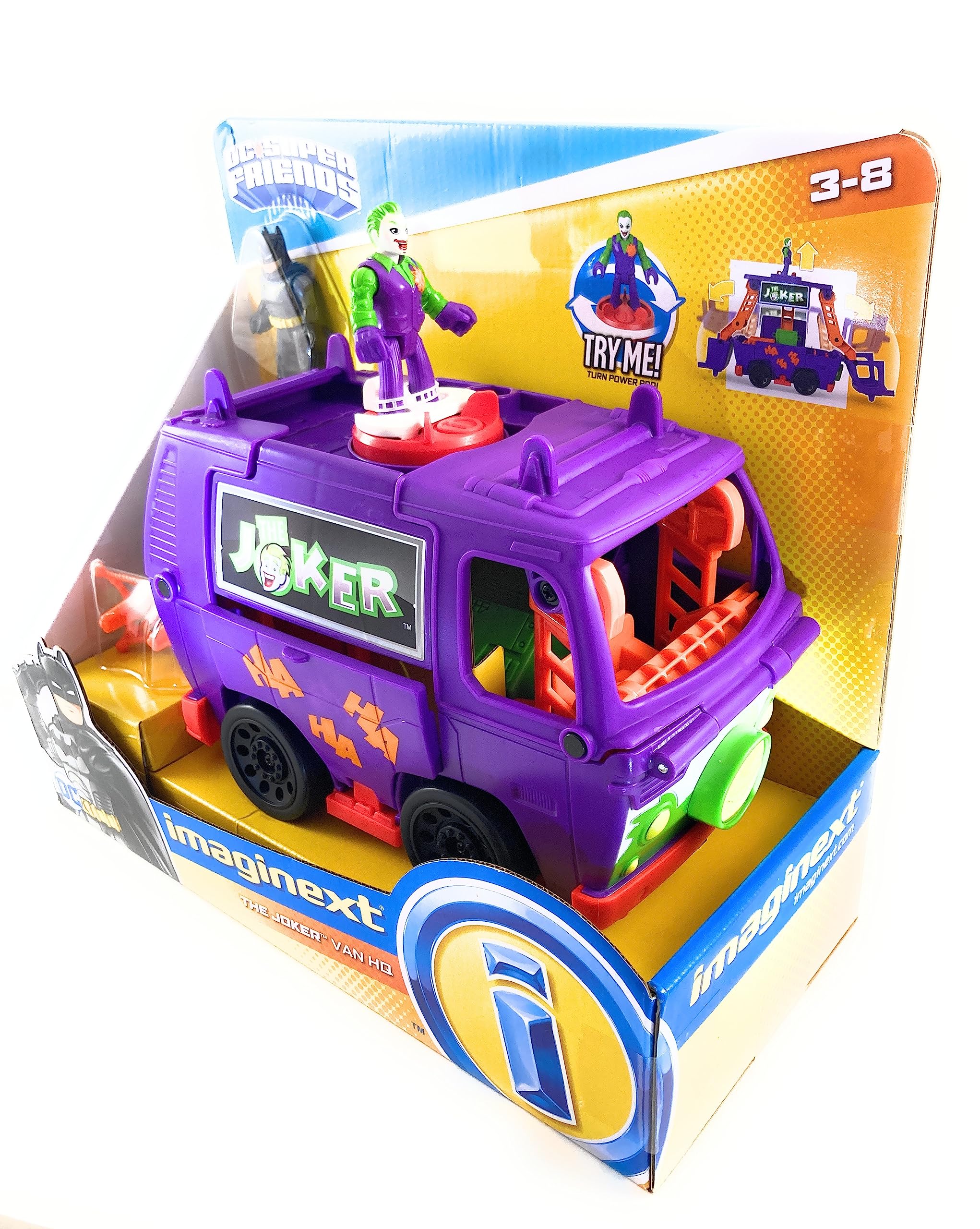 Foto 5 pulgar | Toy Fisher-price Imaginext Dc Super Friends The Joker Van Hq - Venta Internacional.