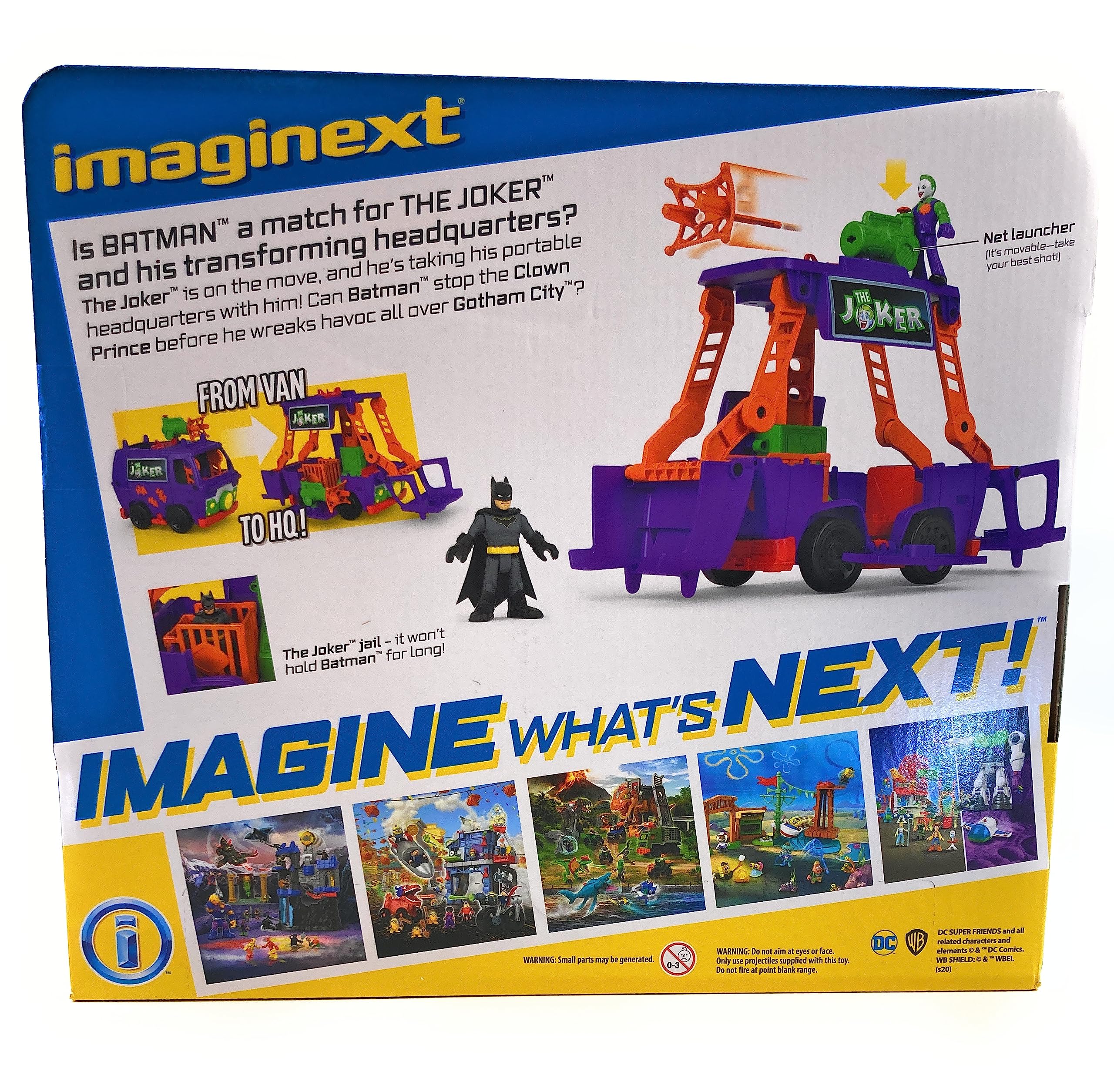 Foto 5 | Toy Fisher-price Imaginext Dc Super Friends The Joker Van Hq - Venta Internacional.