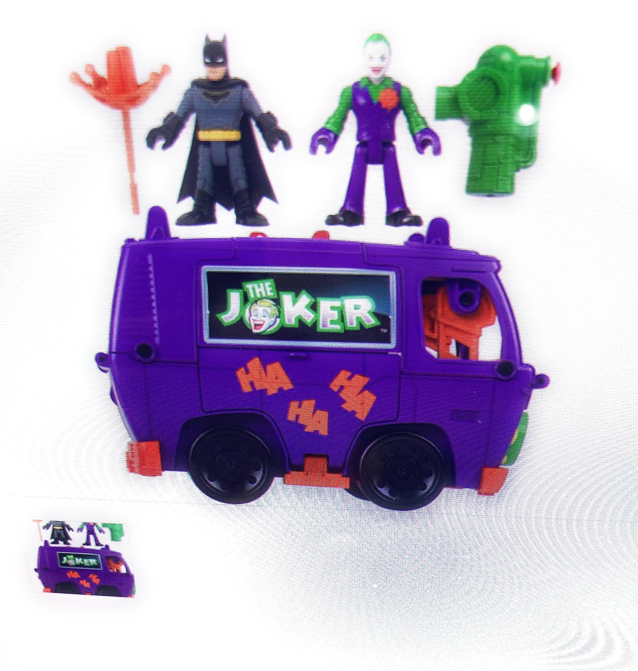 Foto 6 | Toy Fisher-price Imaginext Dc Super Friends The Joker Van Hq - Venta Internacional.