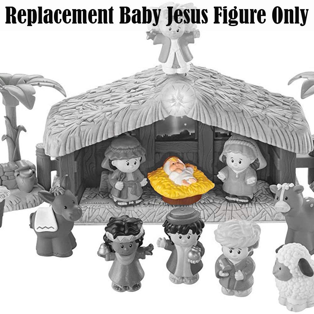 Foto 2 | Figura De Juguete De Repuesto Fisher Price Little People Christmas Story Nativity Baby Jesus - Venta Internacional.