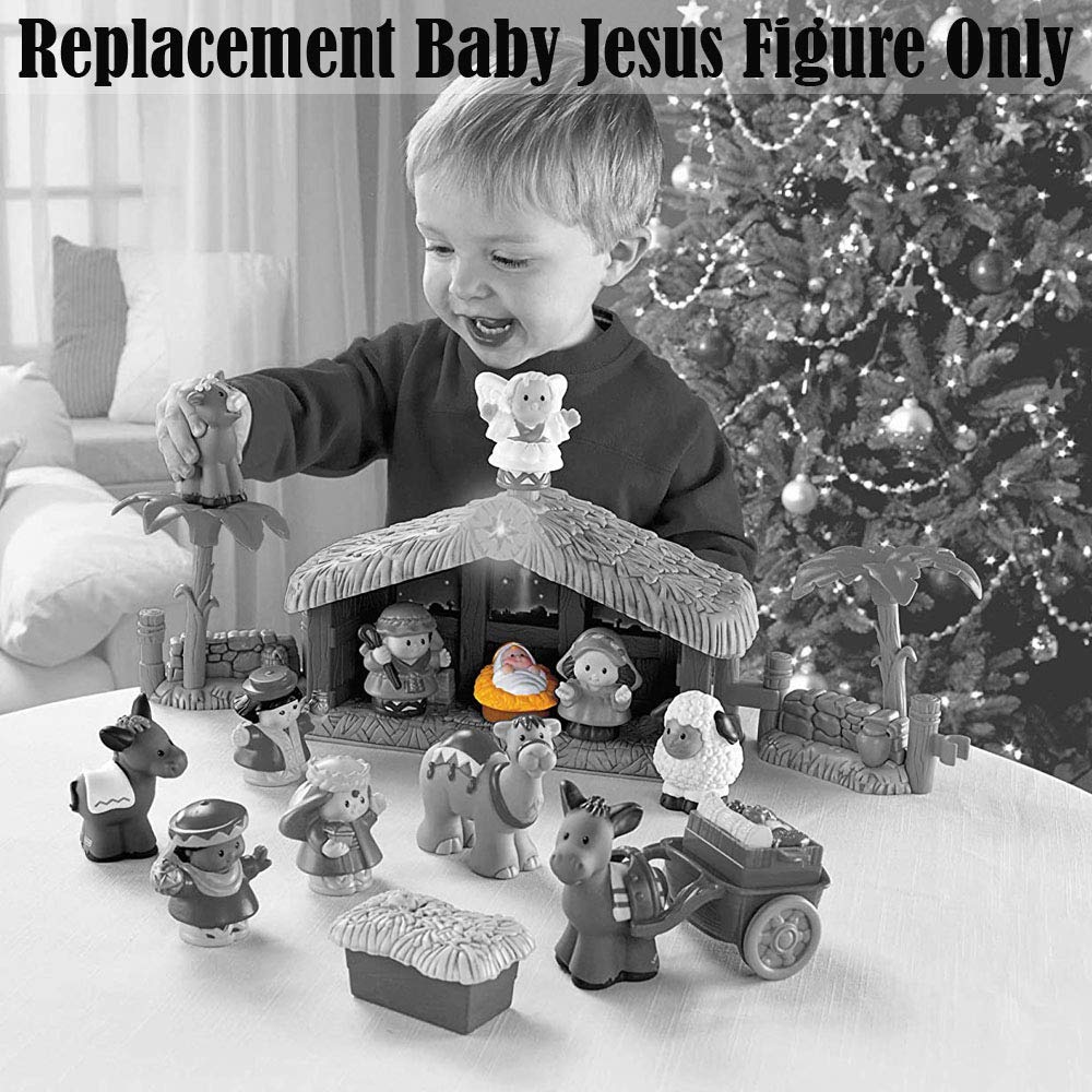 Foto 3 | Figura De Juguete De Repuesto Fisher Price Little People Christmas Story Nativity Baby Jesus - Venta Internacional.