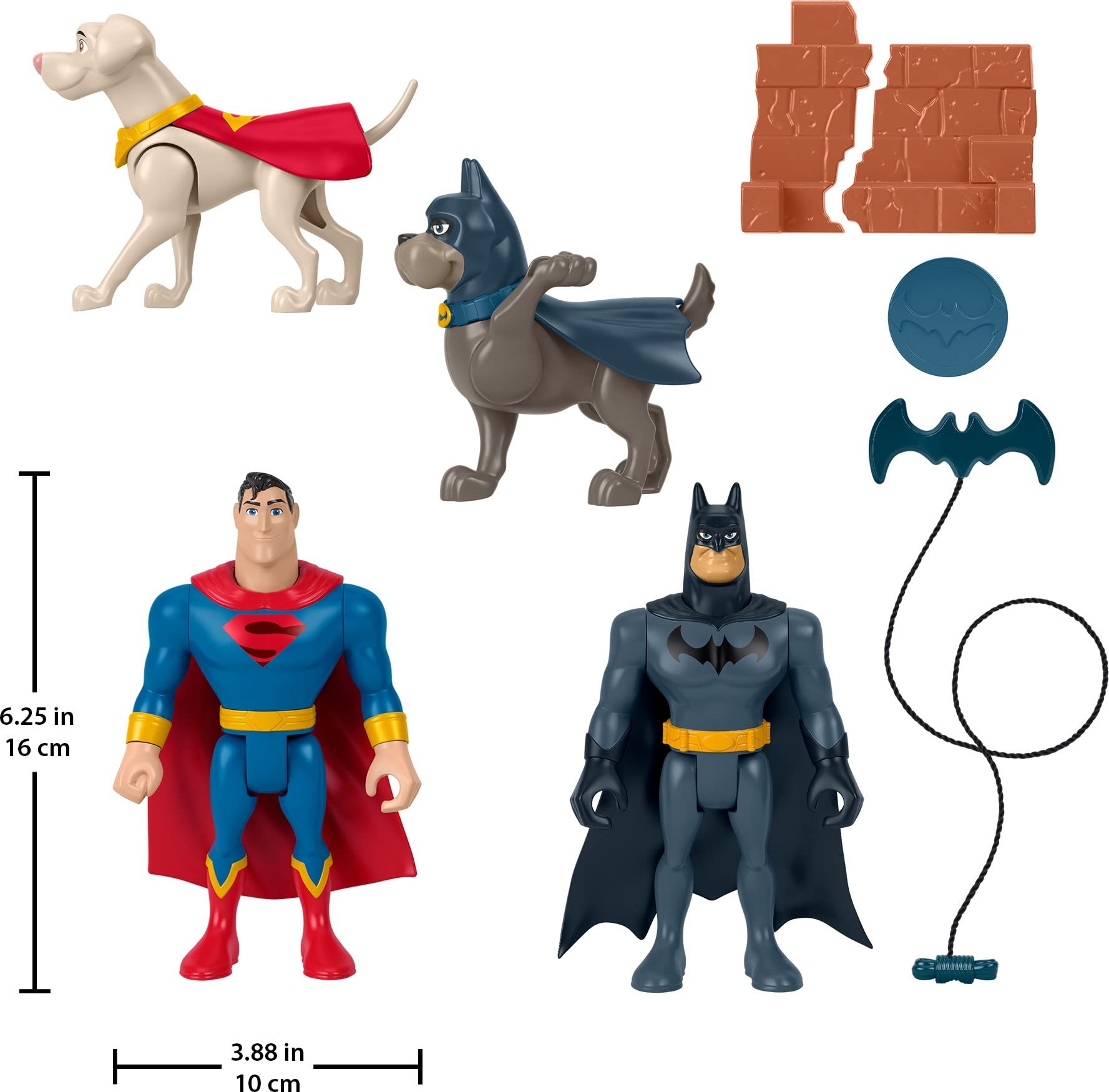 Foto 6 pulgar | Toy Fisher-price: La Liga De Supermascotas De Dc Batman Superman - Venta Internacional.