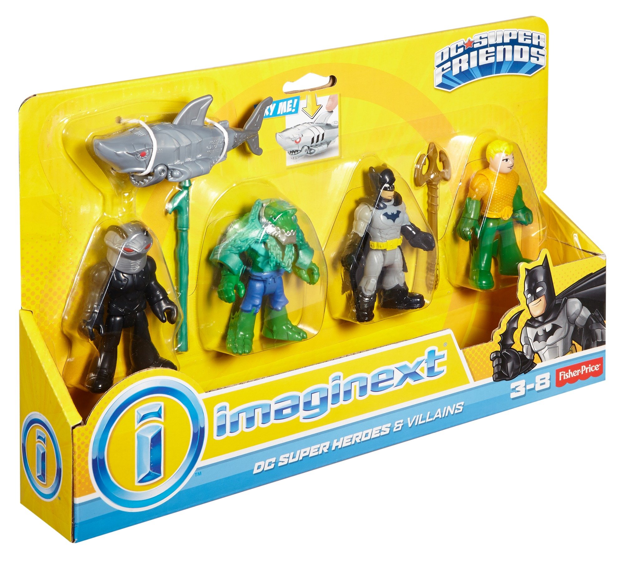 Foto 3 pulgar | Figura de Acción Fisher-Price Friends Imaginext DC Super Heroes & Villains