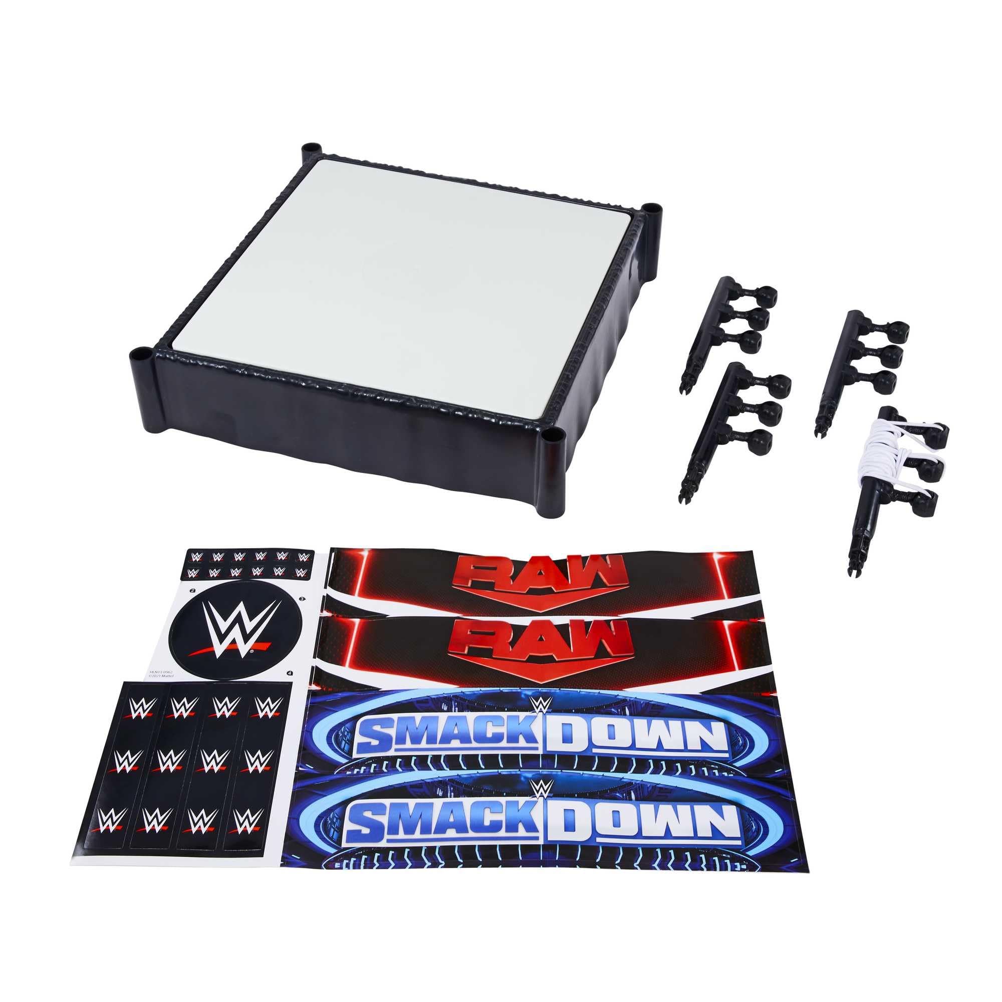 Foto 3 pulgar | Anillo Playset Mattel Wwe Superstar Con Alfombrilla Con Resorte - Venta Internacional.