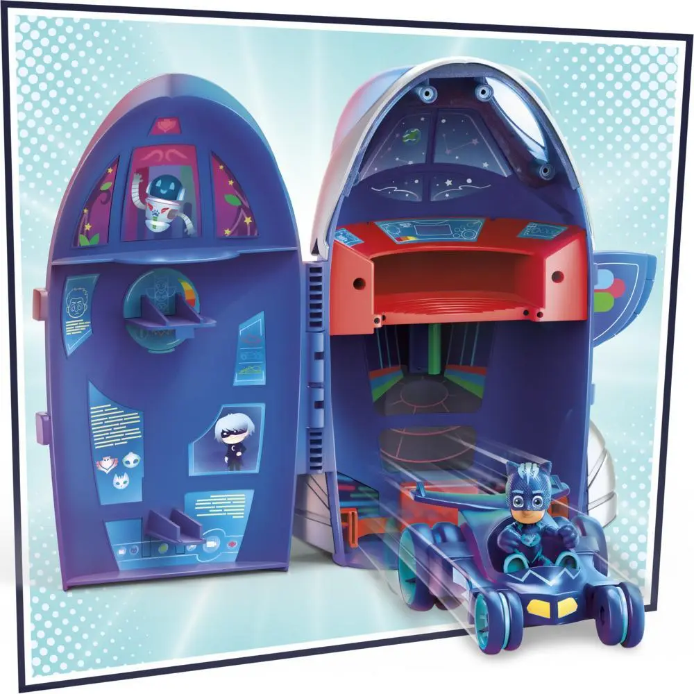 Foto 6 pulgar | Pj Masks - Set De Juego Cuartel General 2 En 1