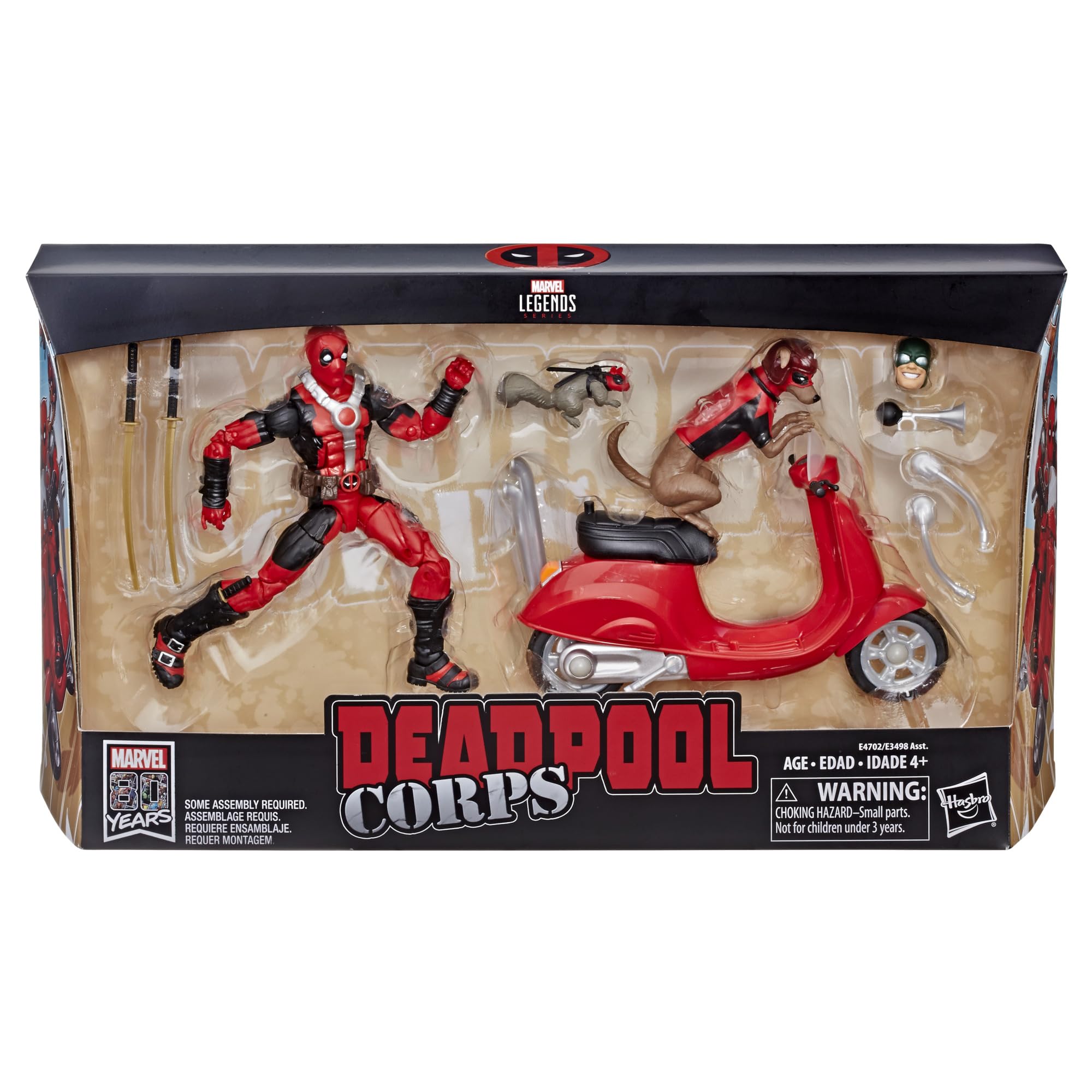 Foto 3 pulgar | Figura De Acción Deadpool Corps De La Serie Marvel Legends De 15 Cm Con Vehículo - Venta Internacional.