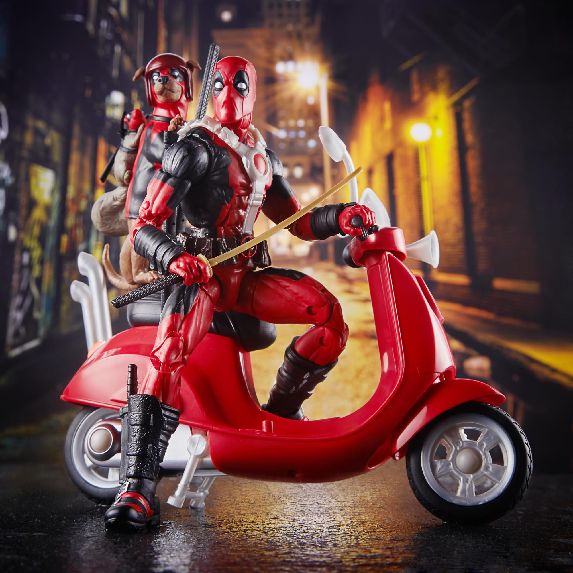 Foto 7 pulgar | Figura De Acción Deadpool Corps De La Serie Marvel Legends De 15 Cm Con Vehículo - Venta Internacional.