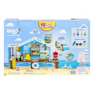 Foto 6 | Playset Bluey Beach Cabin Con Figura Exclusiva Y 10 Piezas - Venta Internacional.