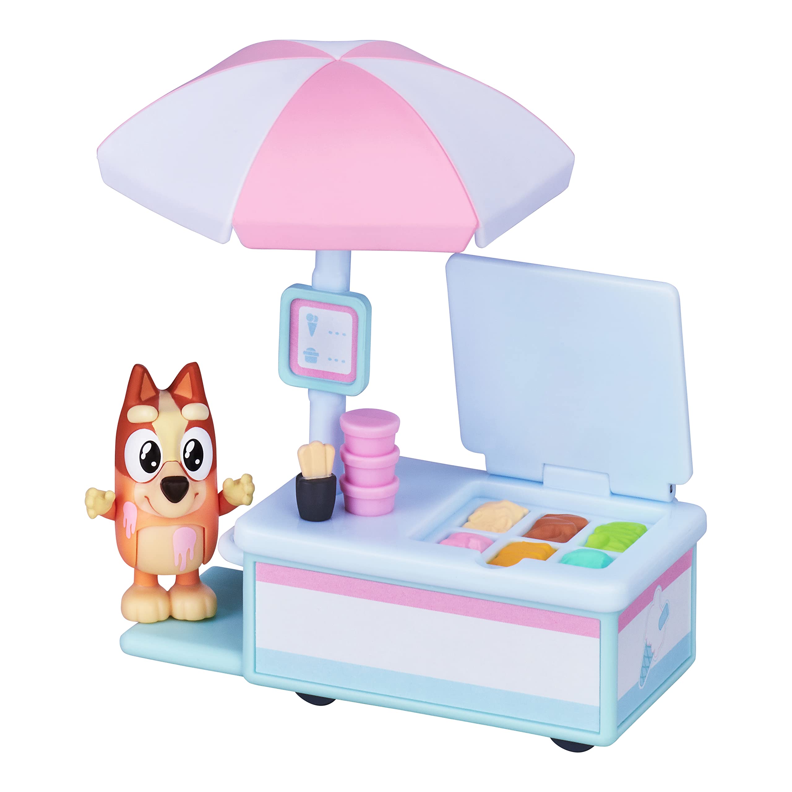 Foto 5 | Ice Cream Cart Bluey Vehicle Con Paquete De Figuras De Bingo De 2,5 A 3 - Venta Internacional.