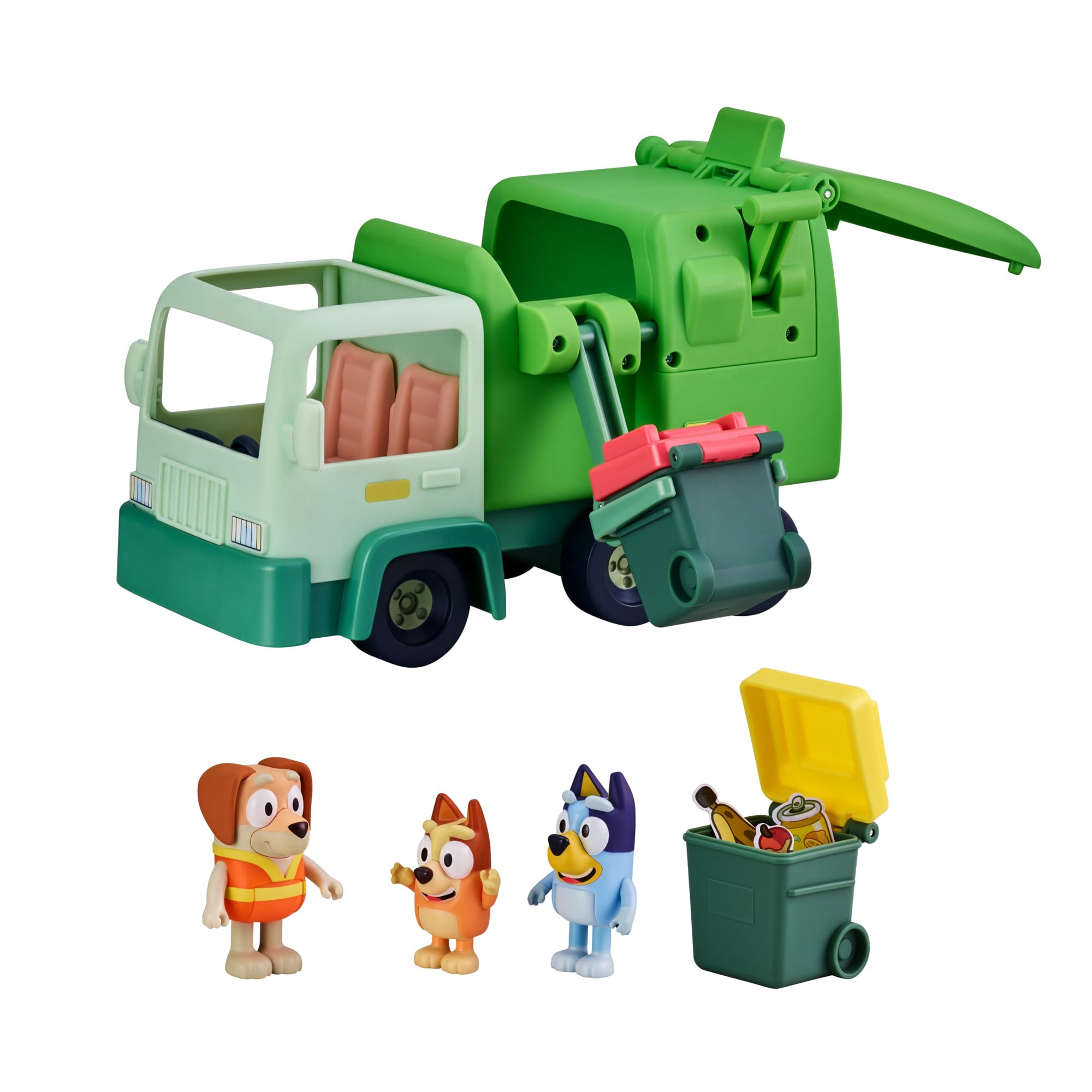 Foto 5 pulgar | Garbage Truck Bluey Con 2,5 Figuras De Bingo Y Bin Man Con Set De Juego - Venta Internacional.