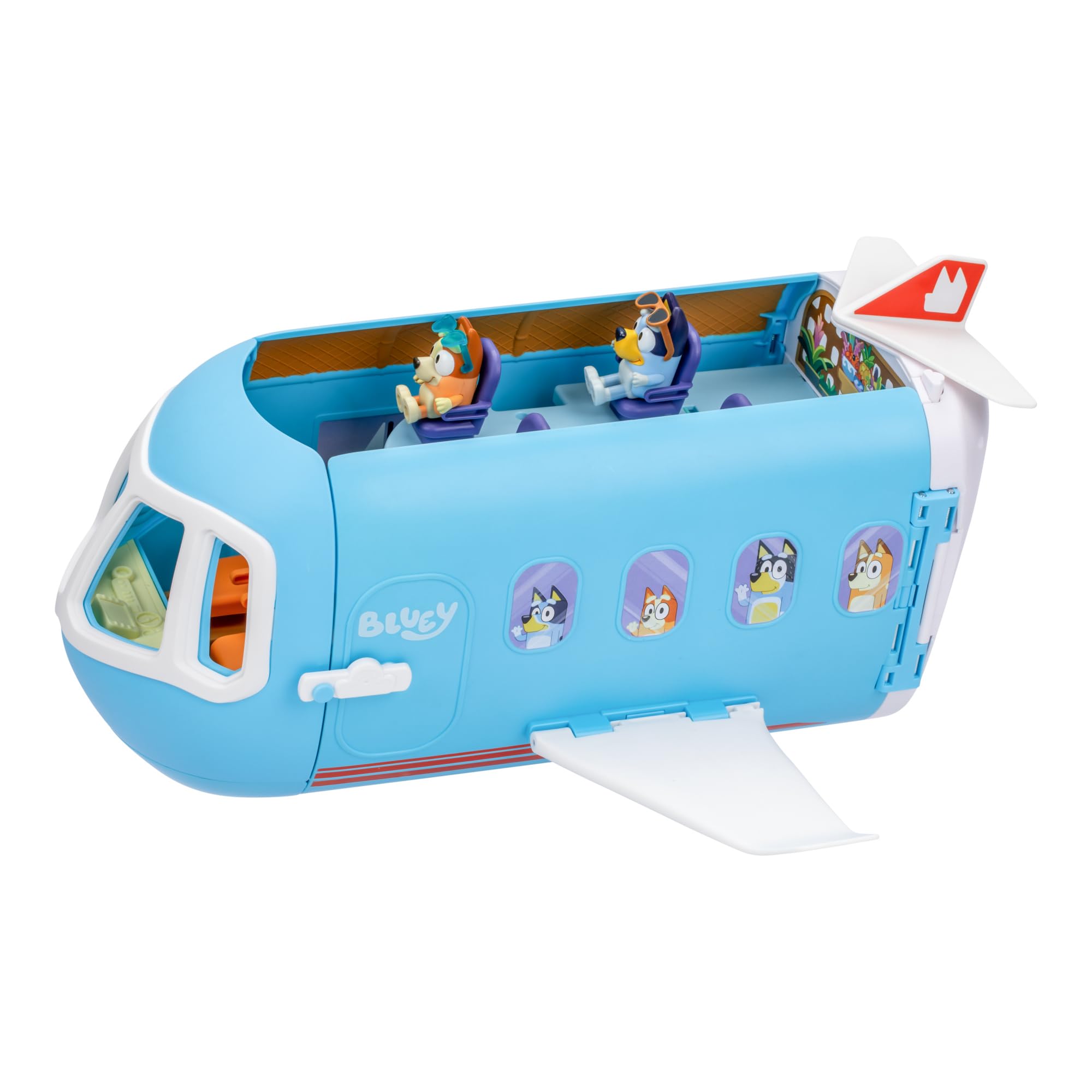 Playset Bluey 3 En 1 Transforming Plane Resort Con Sonidos - Venta Internacional.