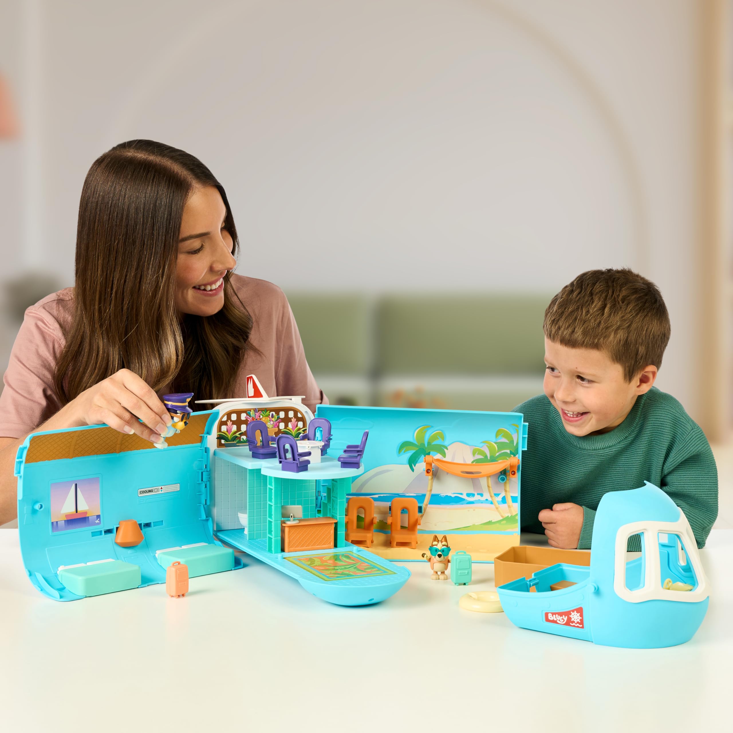 Foto 8 pulgar | Playset Bluey 3 En 1 Transforming Plane Resort Con Sonidos - Venta Internacional.