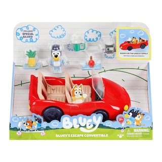 Foto 4 | Paquete De Vehículos Y Figuras Bluey Escape Convertible Con 2.5 Pulgadas - Venta Internacional.
