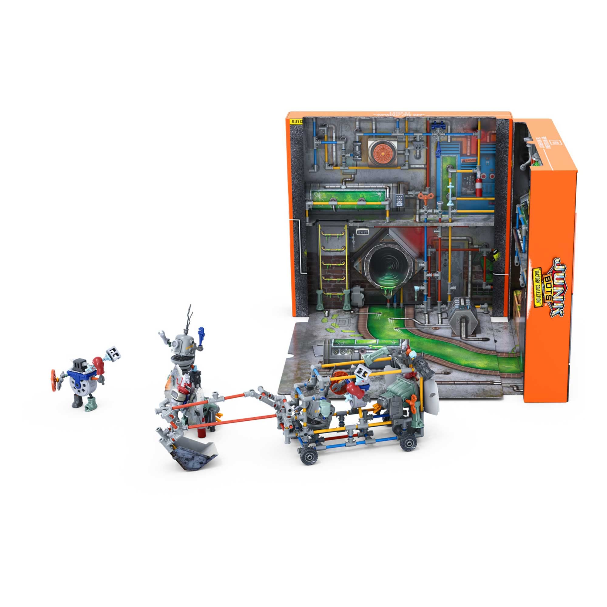 Foto 8 pulgar | Sistema De Alcantarillado Toy Hexbug Junkbots Large Factory Habitat Metro - Venta Internacional.