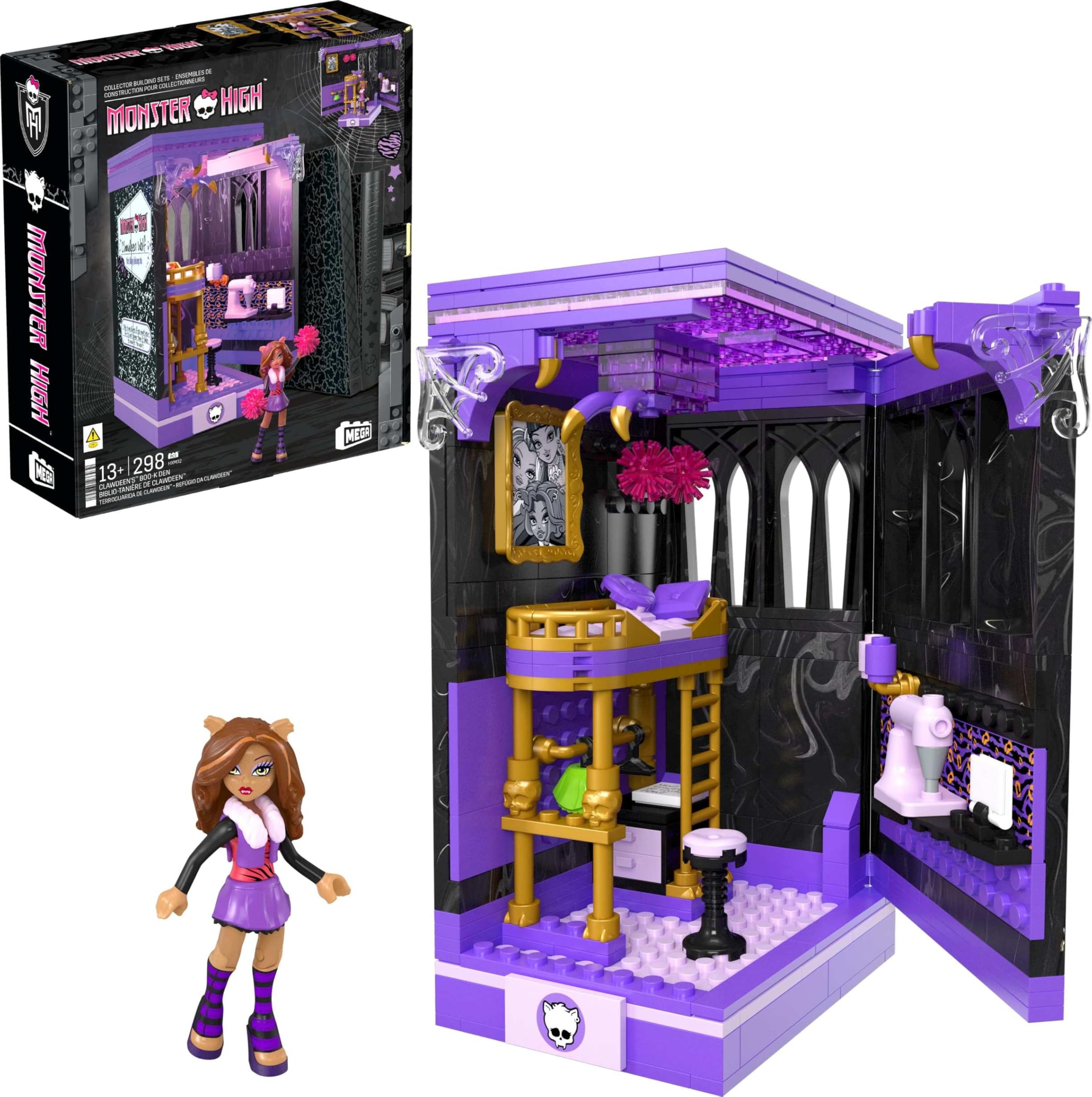 Set De Construcción De Figuras De Acción Mega Monster High Clawdeen's - Venta Internacional.