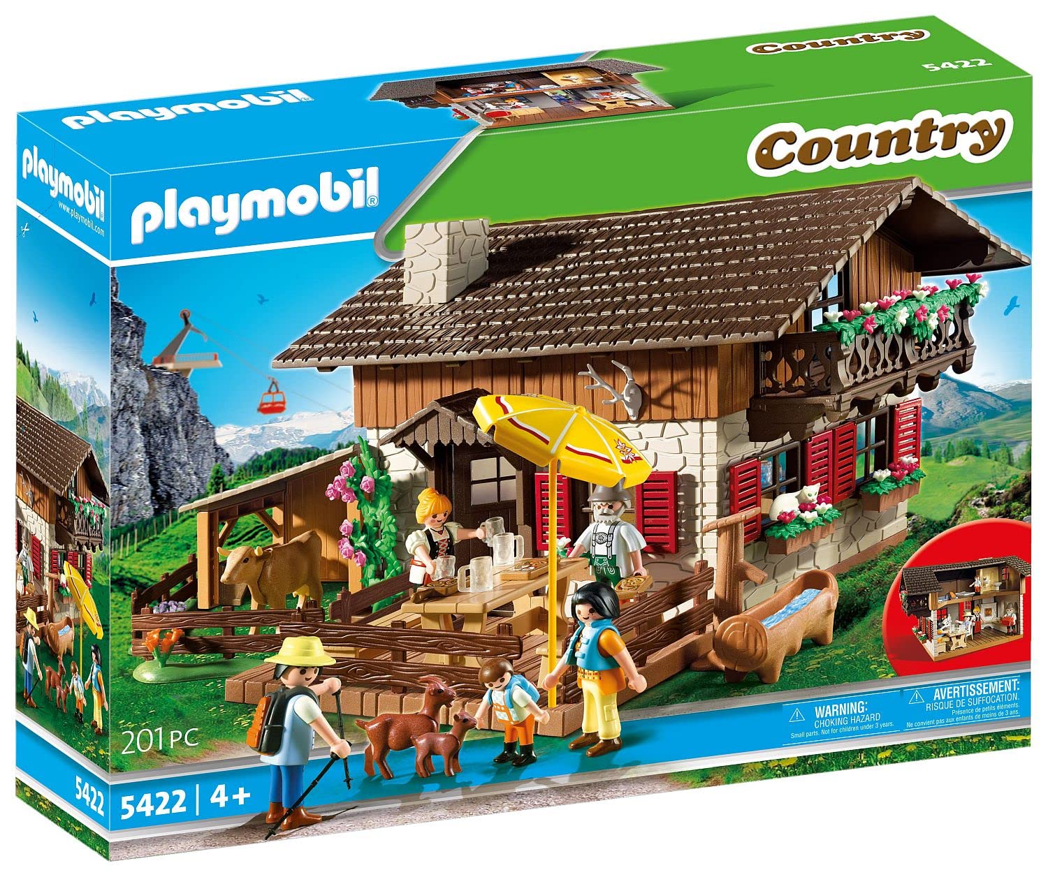 Foto 2 pulgar | Playset Playmobil 5422 Alpine Lodge Con 5 Figuras Y Accesorios - Venta Internacional.