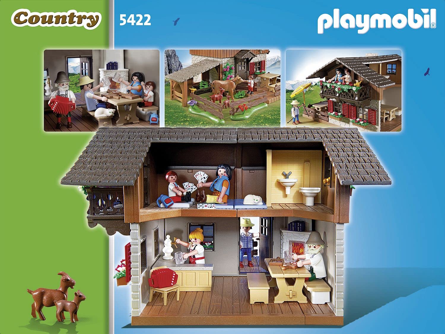 Foto 5 pulgar | Playset Playmobil 5422 Alpine Lodge Con 5 Figuras Y Accesorios - Venta Internacional.
