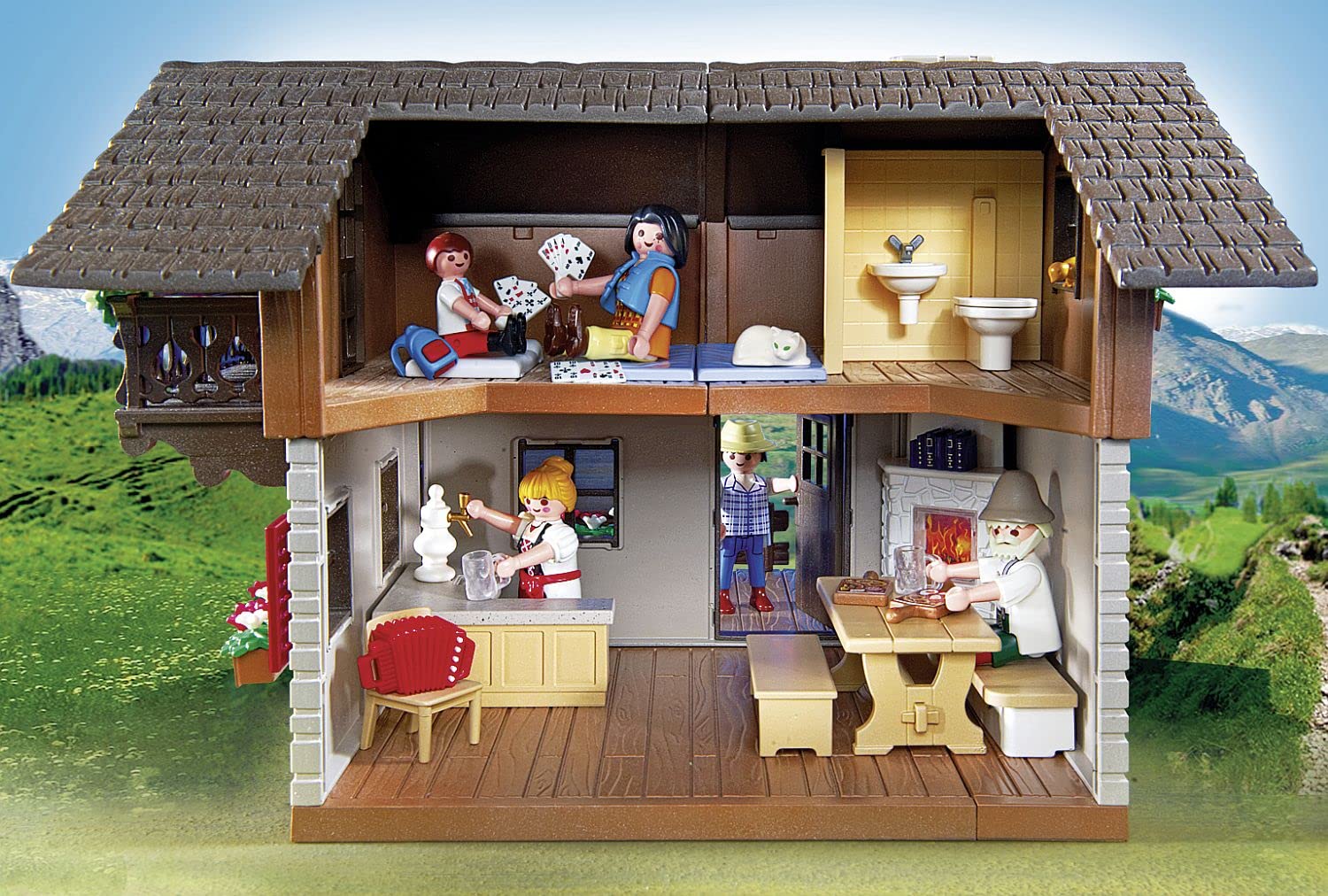 Foto 7 pulgar | Playset Playmobil 5422 Alpine Lodge Con 5 Figuras Y Accesorios - Venta Internacional.