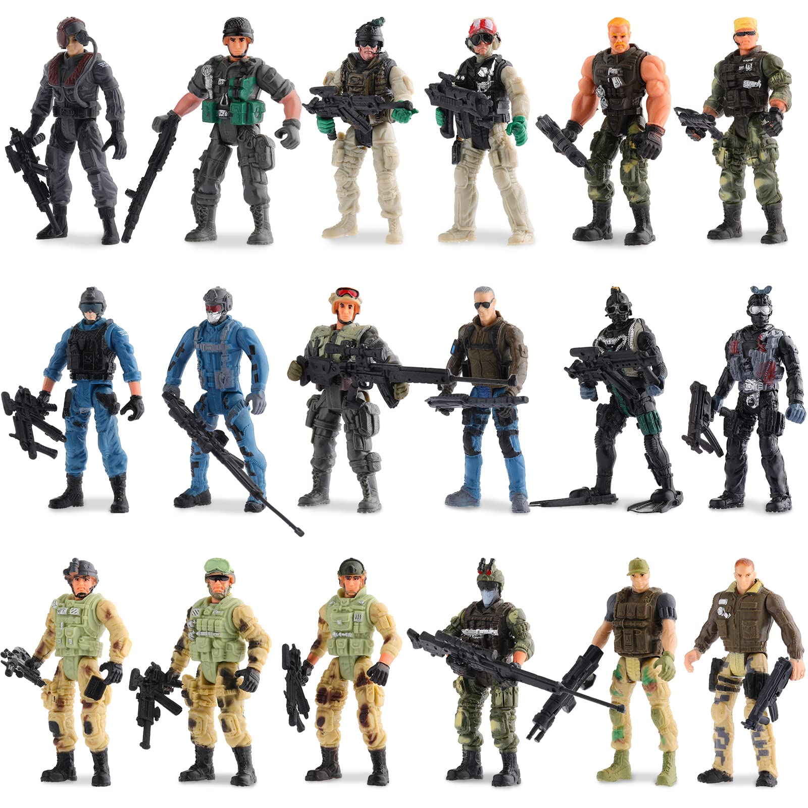 Foto 2 pulgar | Figuras De Acción Skylety Special Forces Army Men X18 X 10 Cm - Venta Internacional.