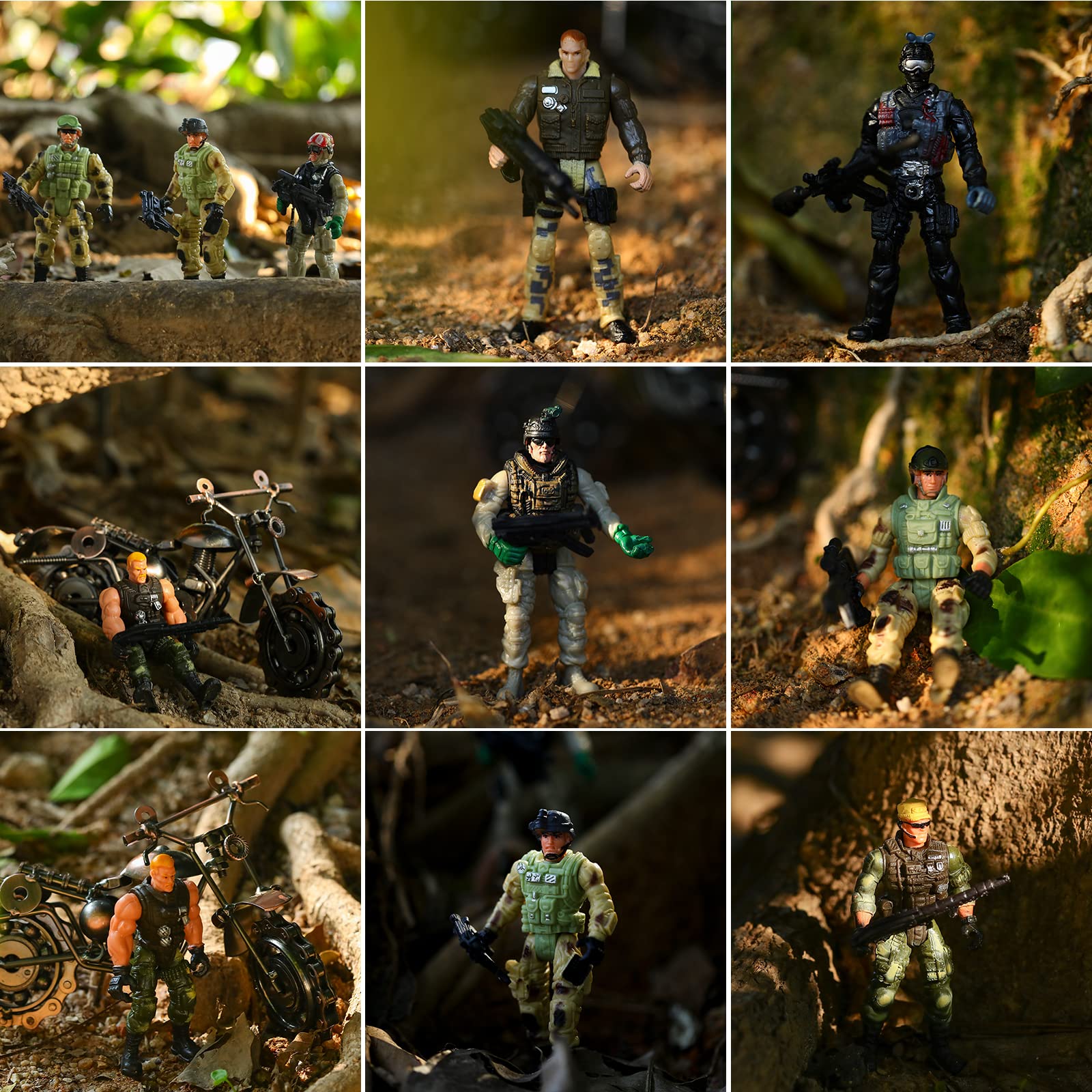 Foto 4 pulgar | Figuras De Acción Skylety Special Forces Army Men X18 X 10 Cm - Venta Internacional.