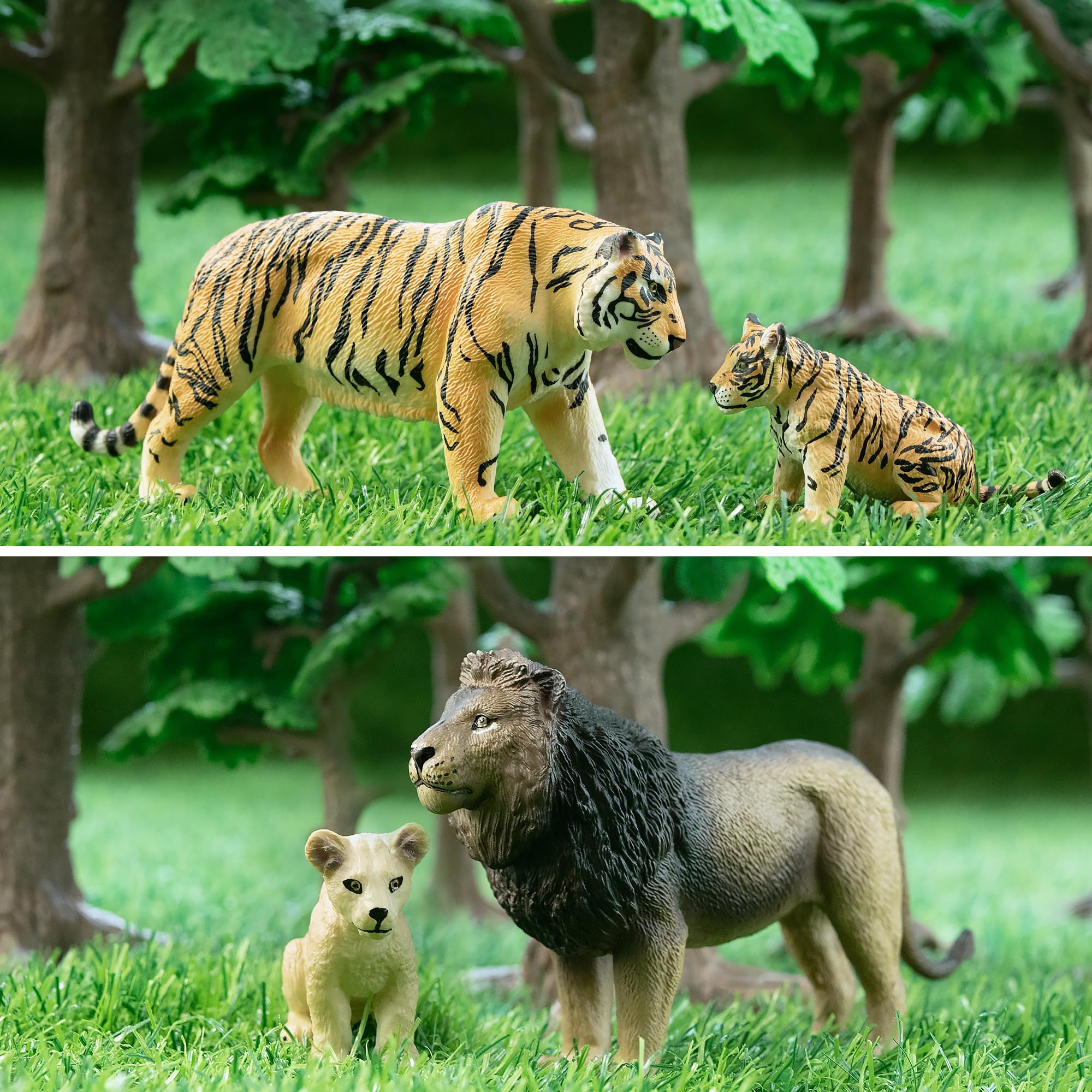 Foto 7 | Set De Figuras De Animales Toymany, 8 Unidades, De 2 A 5 Años, Con Animales Bebés - Venta Internacional.
