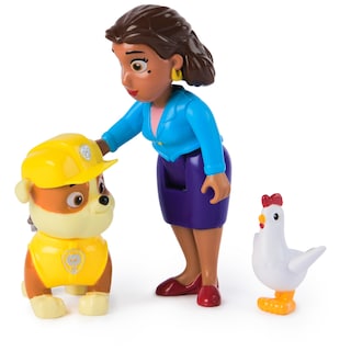 Foto 1 | Figuras De Juguete Paw Patrol Rubble, Mayor Goodway Y Chickaletta - Venta Internacional.