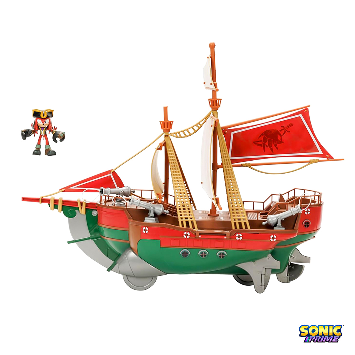 Foto 6 | Sonic The Hedgehog Barco De La Travesia De Angel Set Figuras