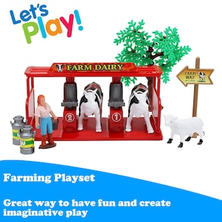Foto 6 | Juego De Juguetes Para Granjas Lecheras Liberty Imports, Juegos De Simulación Para Niños - Venta Internacional.