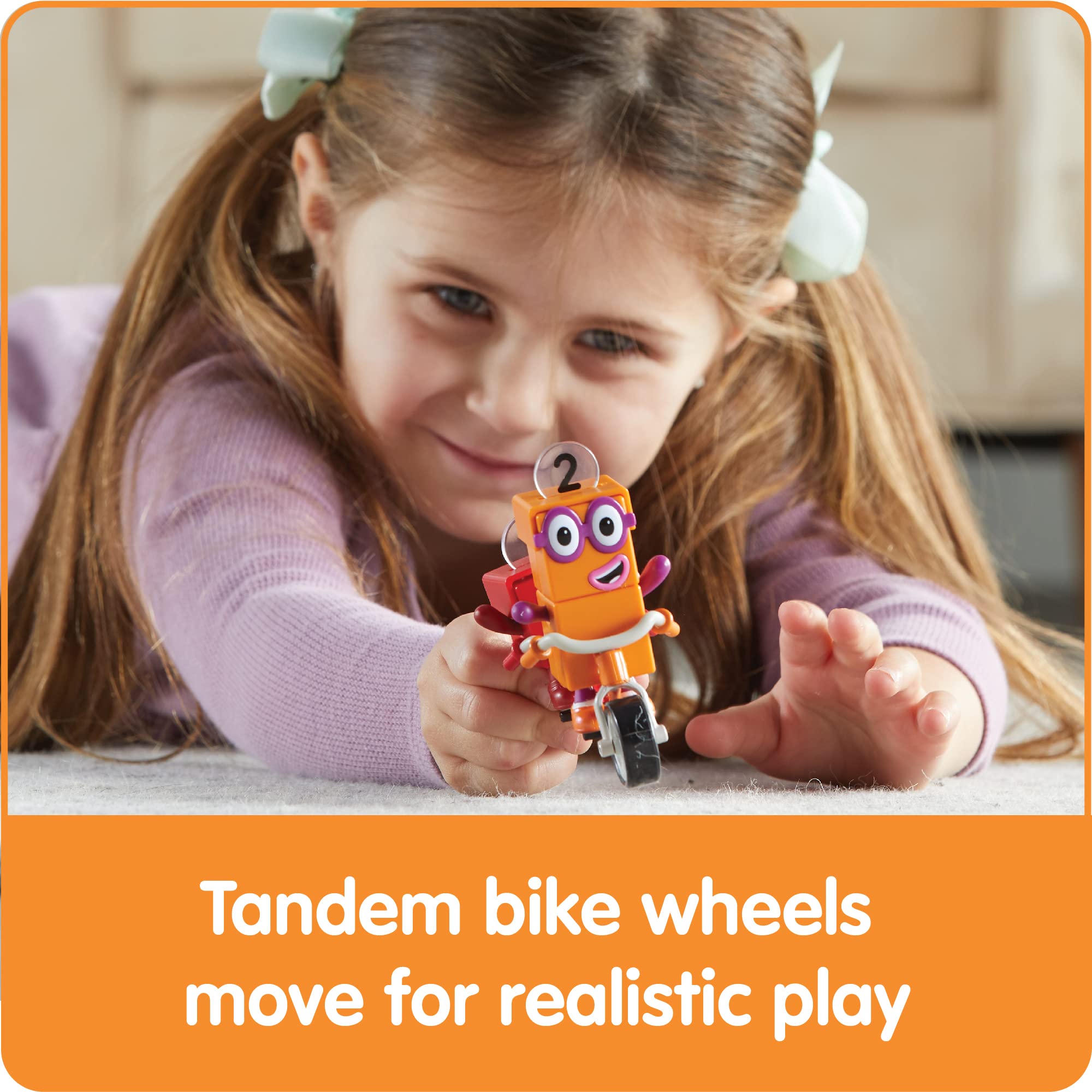 Foto 4 | Figuras De Aventura En Bicicleta Toy Hand2mind Numberblocks Para Una Y Dos Personas - Venta Internacional.