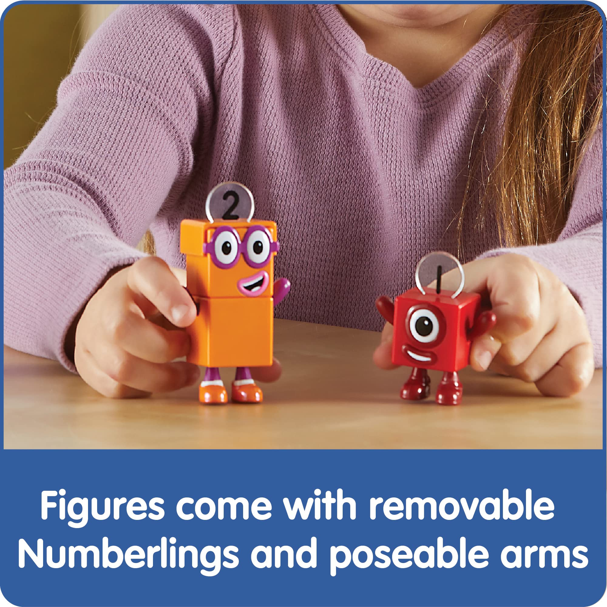 Foto 5 | Figuras De Aventura En Bicicleta Toy Hand2mind Numberblocks Para Una Y Dos Personas - Venta Internacional.